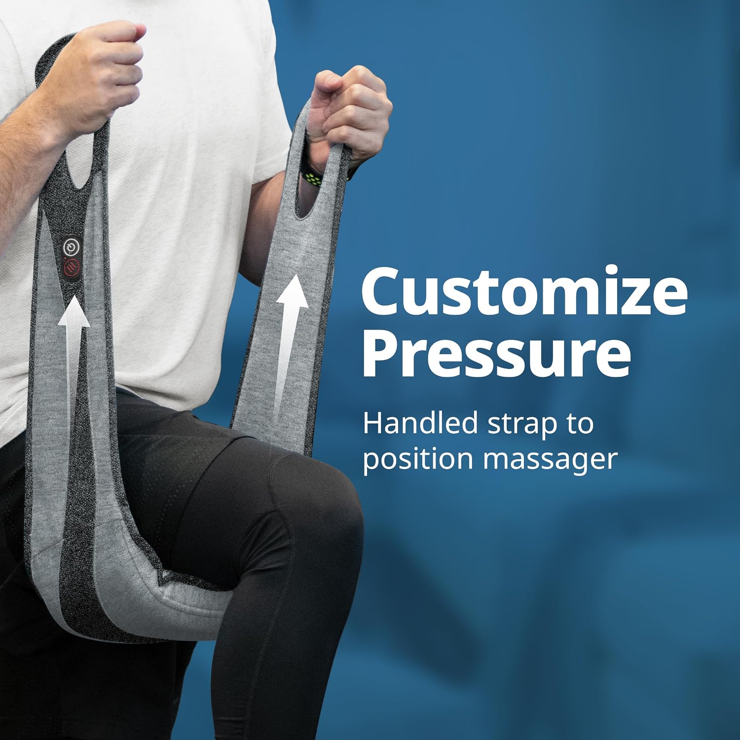 Wahl Body Wrap Massager with Targeted Massage Nodes & Heat for Pain Relief | Heated Rotational Kneading Massage for Soothing Shoulder, Back, Leg & Calf Soreness, FSA Eligible - Model 3026393
