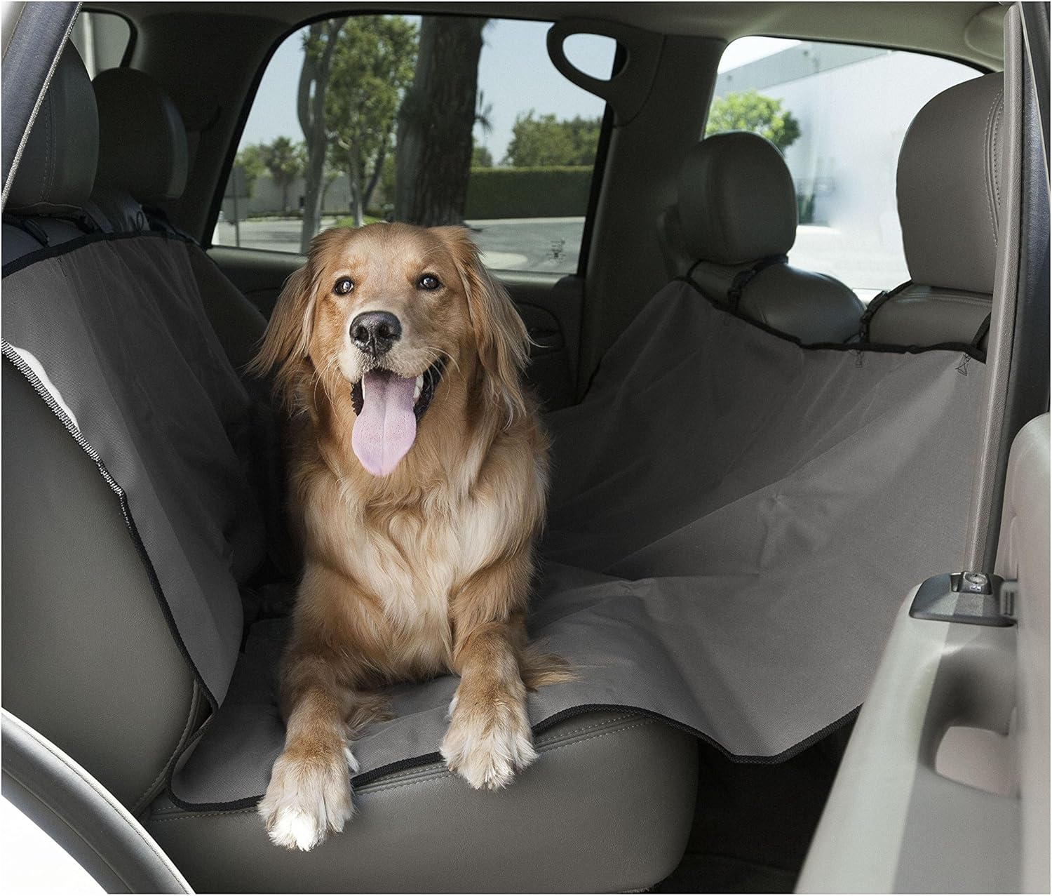 Grey Universal Waterproof Hammock Back Seat Cover By Majestic Pet Products