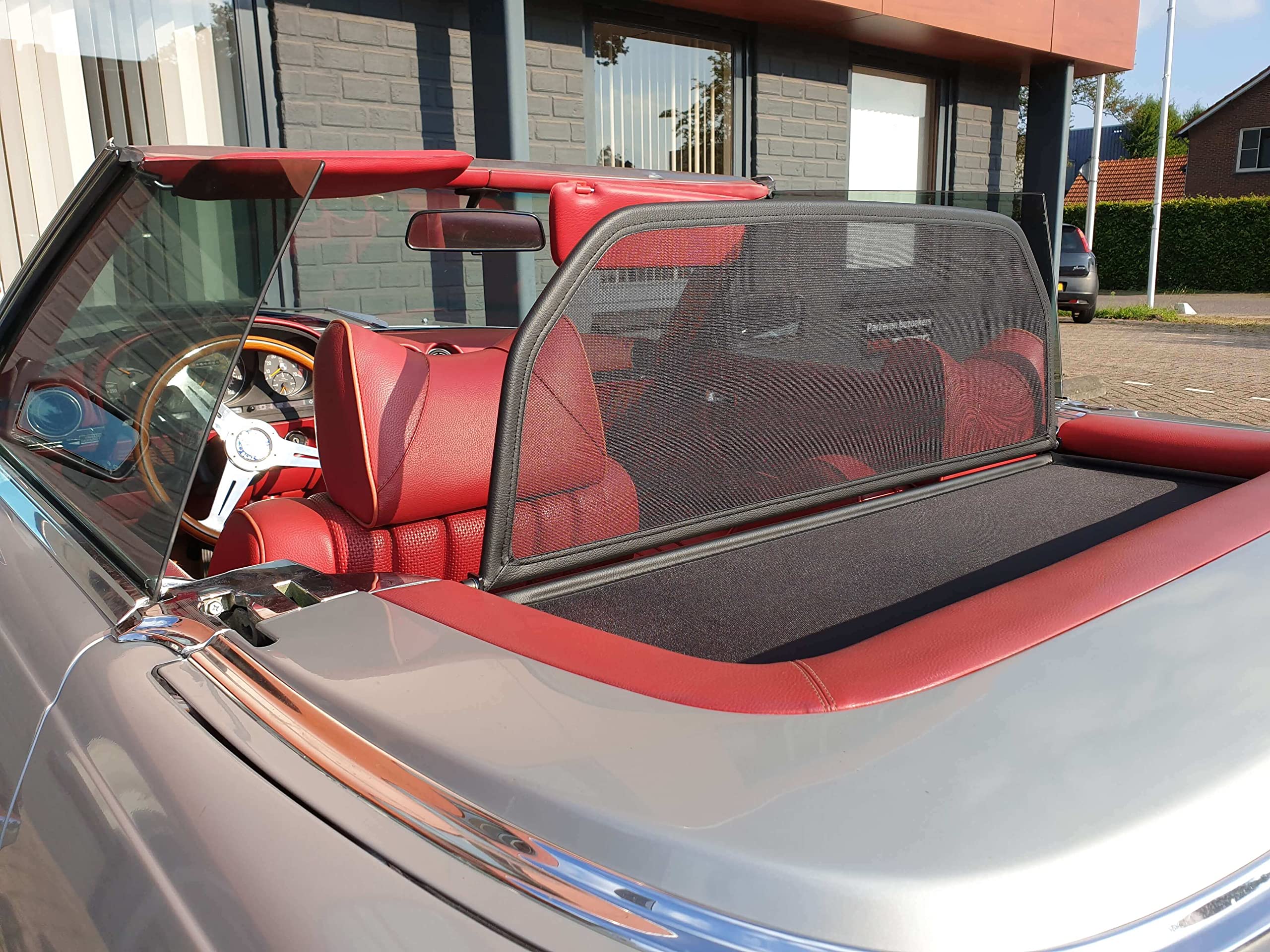 Deflector de Viento para Mercedes SL R107 | 1971-1989 | Deflector de Viento | Deflector de Aire | Parabrisas para descapotable