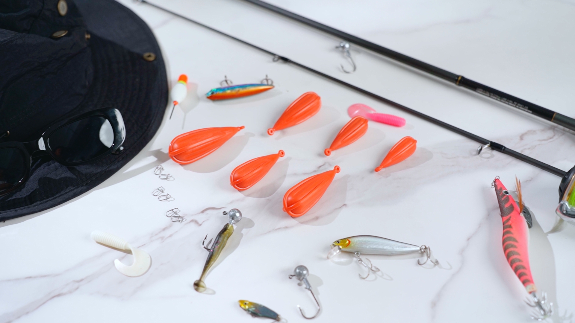 6 Pcs Fishing Practice Plugs Mixed Sizes Bait Casting Practice Weights