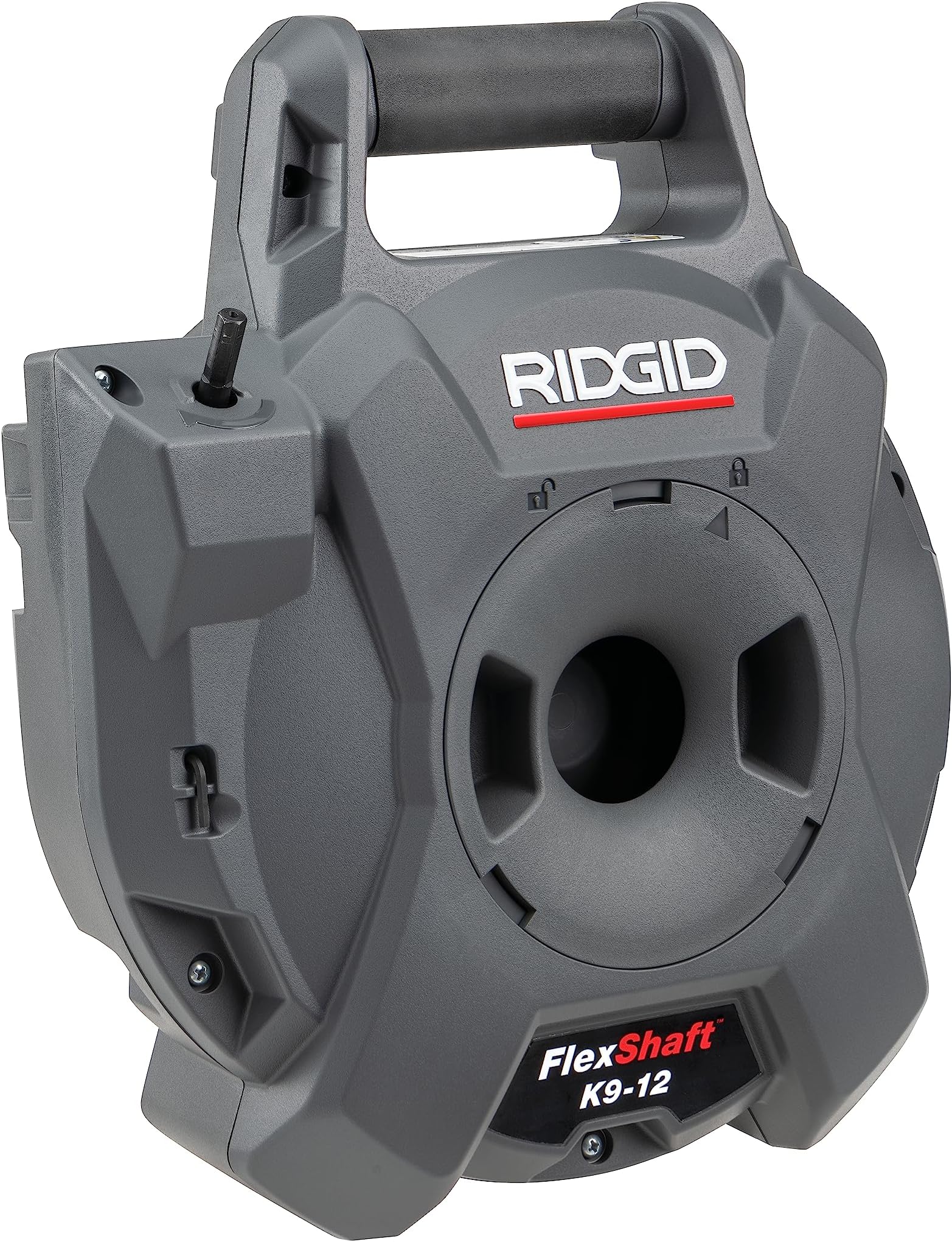 RIDGID 74978 K9-12 FlexShaft 1/4" x 30' Wall-to-Wall Professional Drain Cleaning Machine, Compact Drain Cleaner for 1-1/4" to 2" Pipes