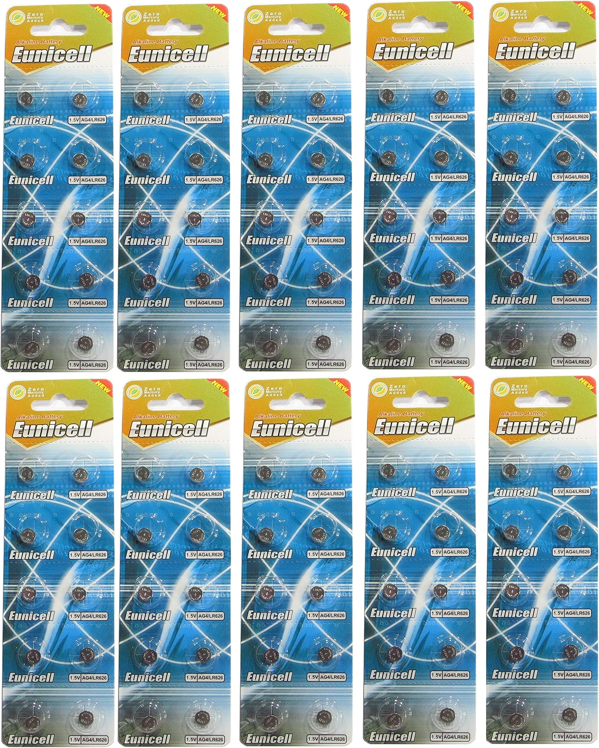 100 X Ag4 Lr626 377 Sr626 606 Watch Battery Batteries