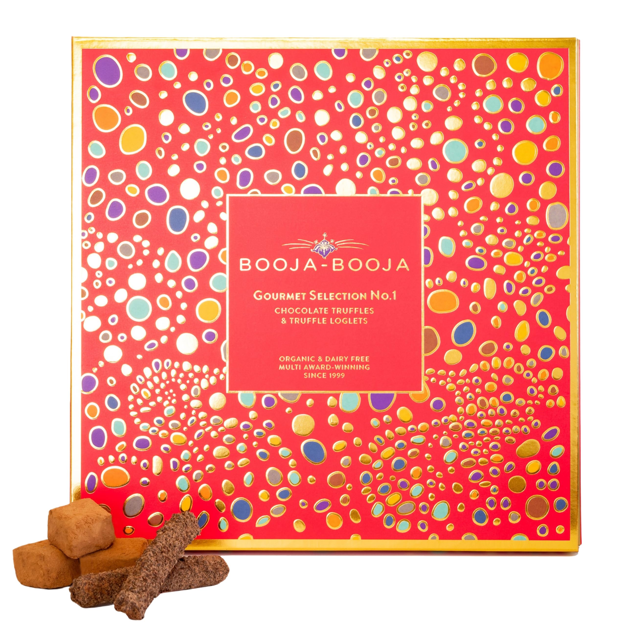 Booja - Booja, Gourmet Selection No.1 pudełko prezentowe | wybór czekoladowych trufli i kieliszków truflowych, 289 g
