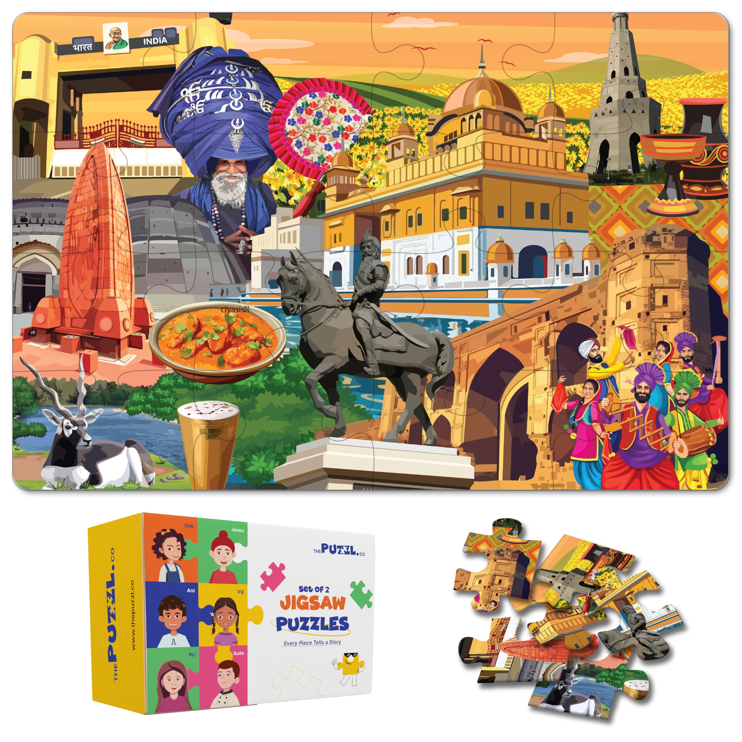 India Map Puzzle for Kids - Educational & Fun! -15