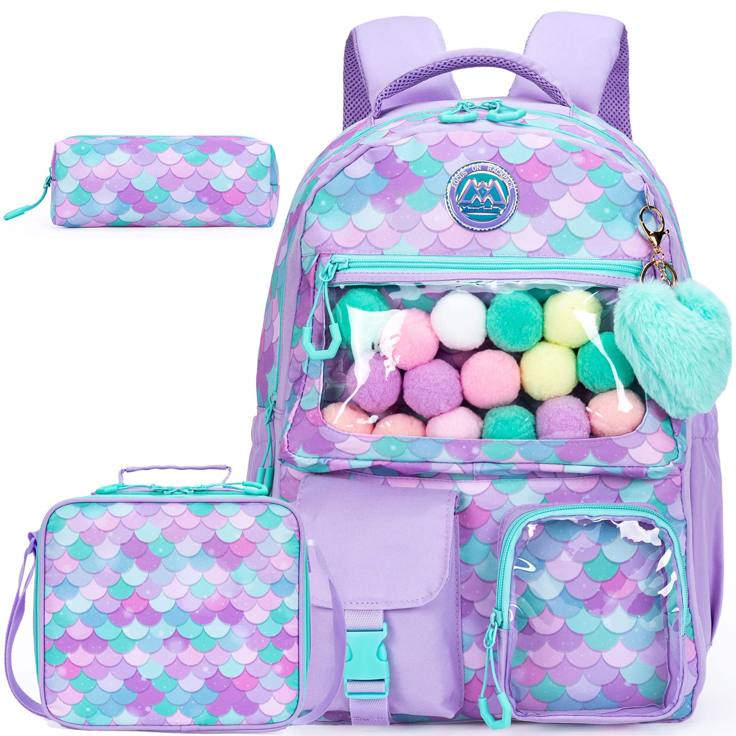 HTgroce School Backpack Girls Teenager School Bag Set Backpack For - View #2