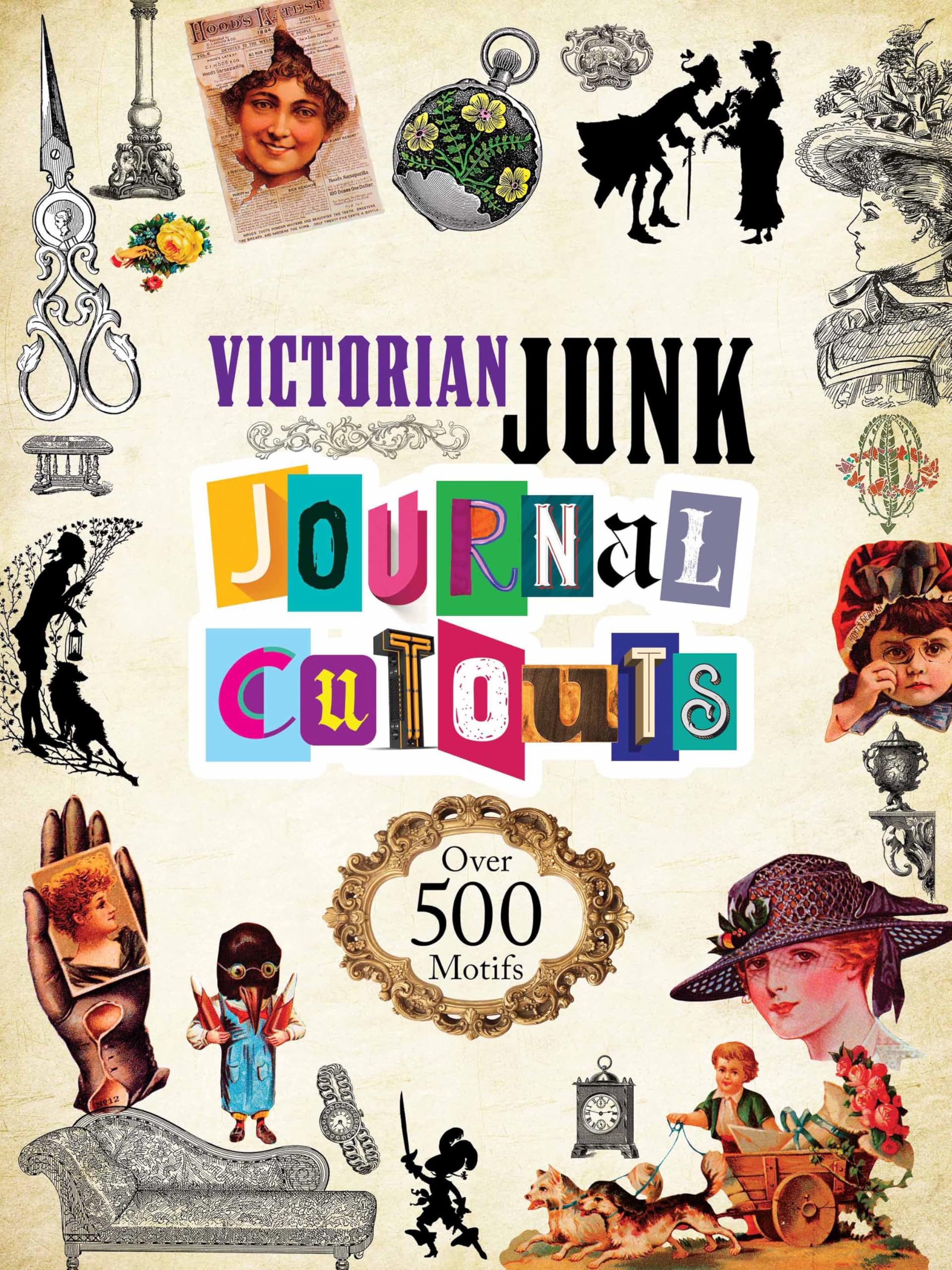Victorian Junk Journal Cutouts: Over 500 Motifs