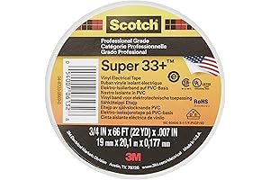 Scotch Super 33+ Vinyl Electrical Tape: The Ultimate Solution for Electrical Installations