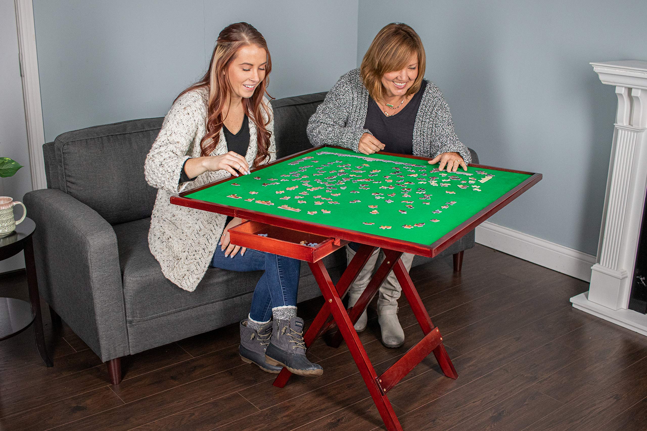 Mary Maxim Folding Jigsaw Puzzle Table Puzzle Tables for Adults