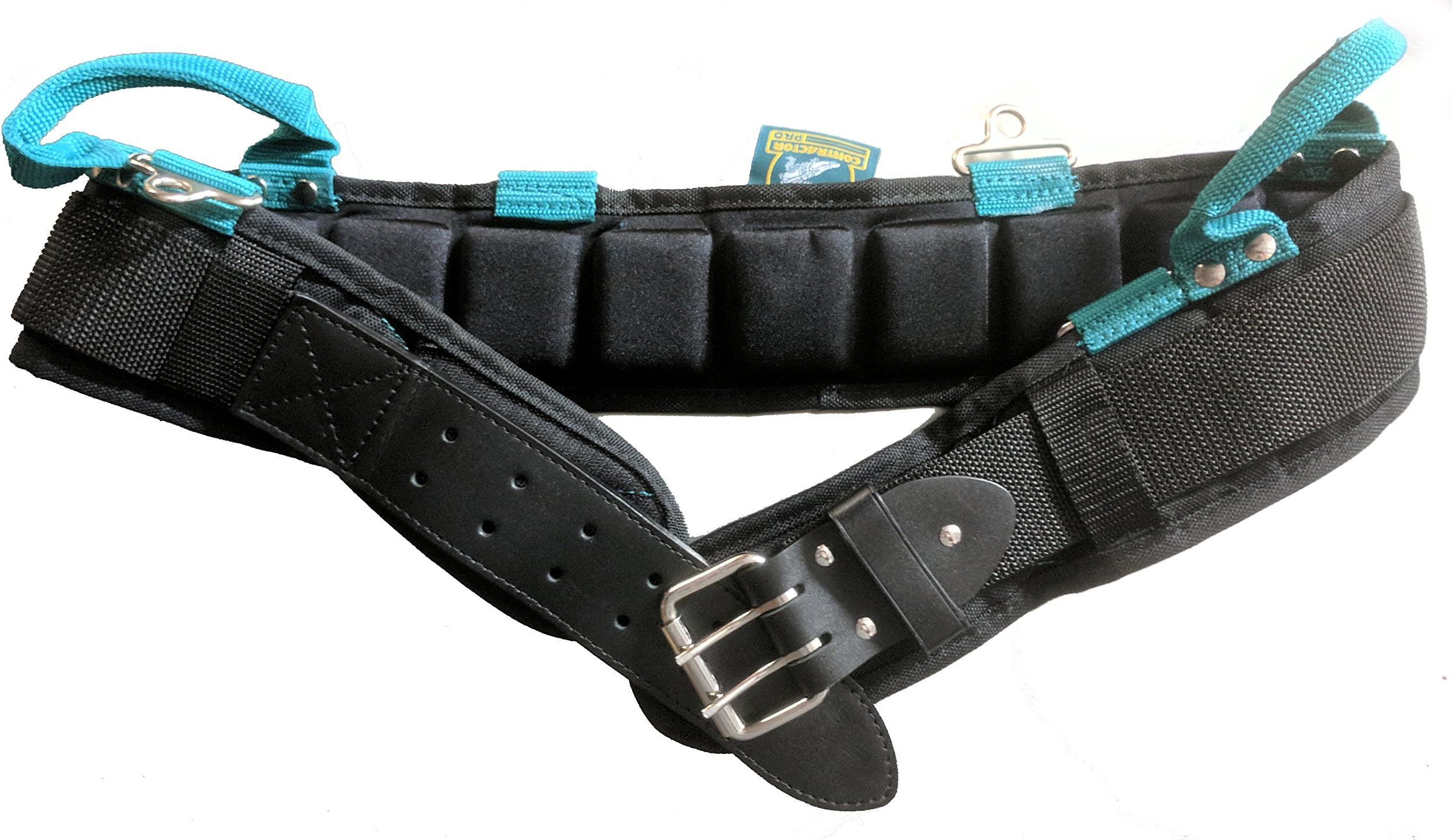 Gatorback Contractor Pro Professional Ventilated Comfort Belt Tool Pouch Ready. Ventilated Air Channels Designed for Comfort and Less Sweating (3XL 50-54 Inch Waist)
