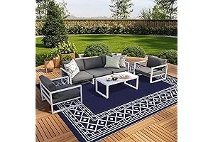 GENIMO Outdoor Rug 11x14: Durable Patio Carpet for Outdoor Adventures
