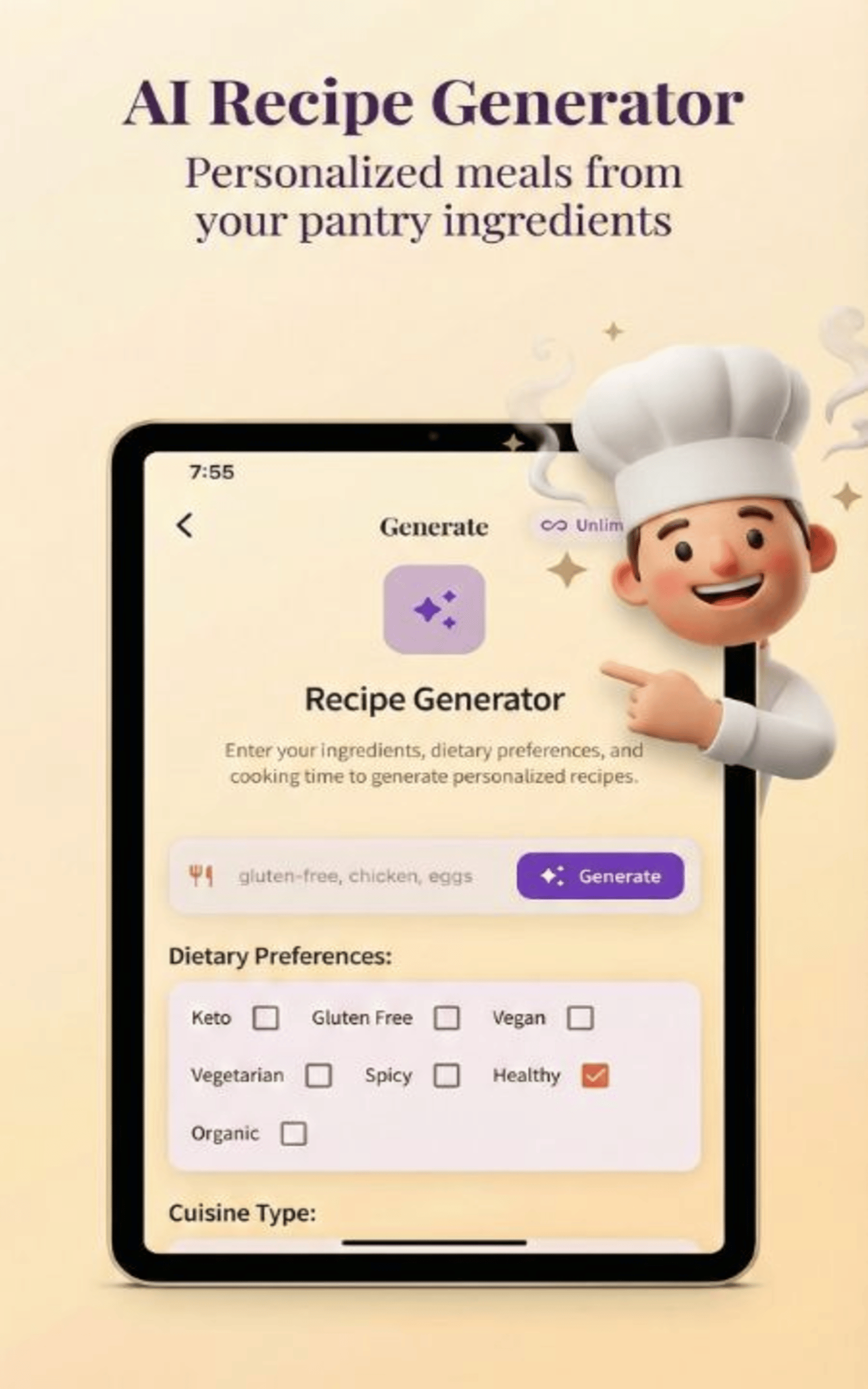 RecipEase Kitchen: AI Recipe Scanner - App on Amazon Appstore