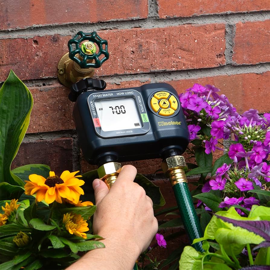 Amazon.com : Melnor 65139AMZ AquaTimer Digital Hose Timer, 2-Zone Amazon.com : Melnor 65139AMZ AquaTimer Digital Hose Timer, 2-Zone