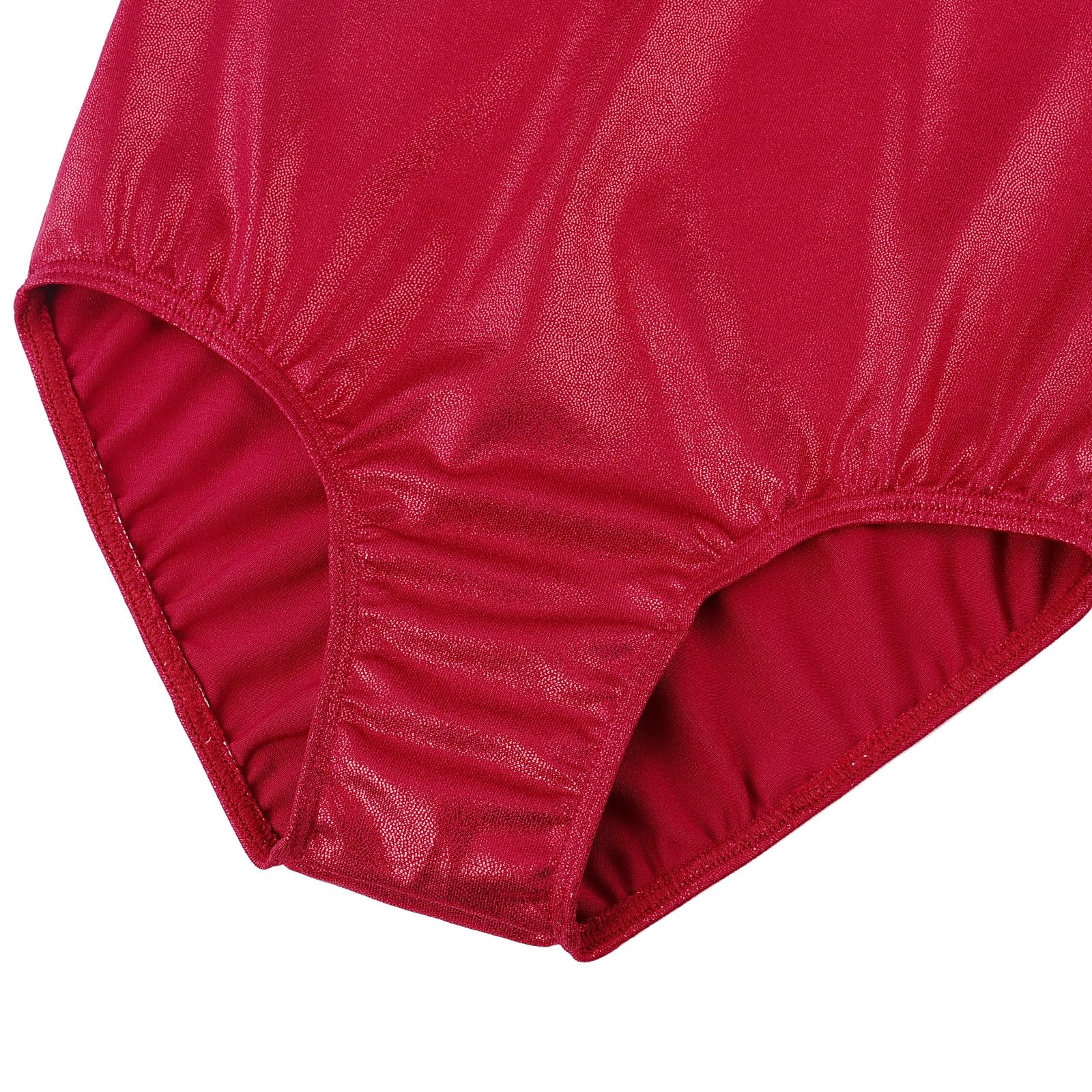 Niña Maillots de Gimnasia Mangas Largas con Lentejuelas en Tul — view 6