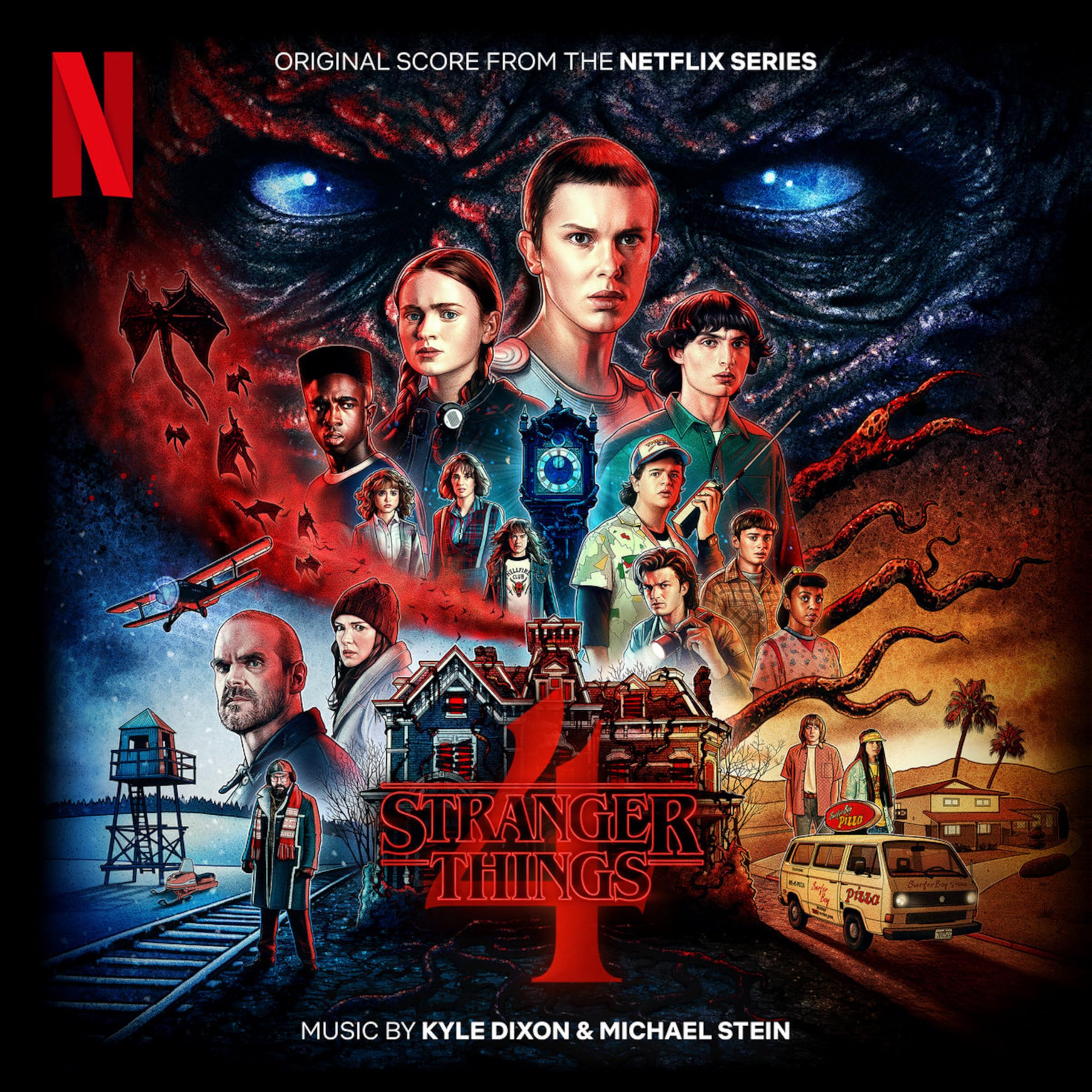 Stranger Things 4: Volume 1 (Original Soundtrack) - White/Blue
