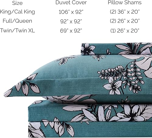 Miniatura 53 de Southshore Fine Living, Inc. Juego de funda de edredón de satén de algodón de fibra larga de 300 hilos, tamaño matrimonial/queen, azul ballard 07