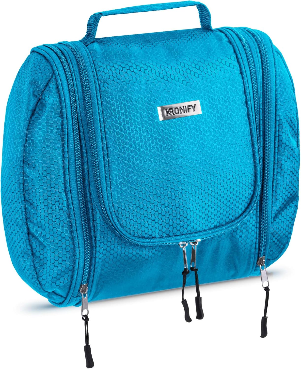 Large Premium Toiletry Bag with Mirror for Men and Women Large Wash Bag XXL Cosmetic Bag Spacious Toilet for Women and Men with Hook (turquois) - Image 3