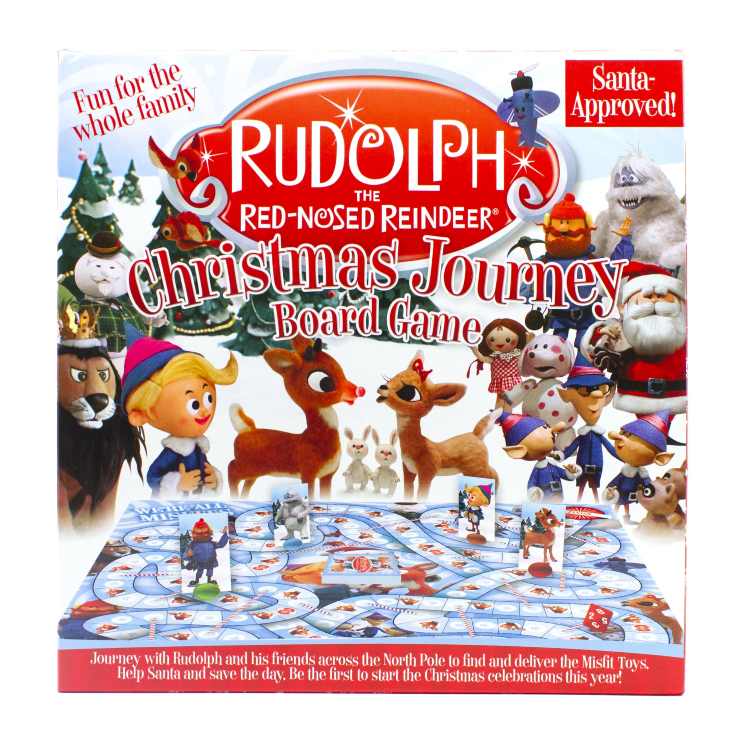 AQUARIUS Rudolph The Red-Nosed Reindeer Board Game - Fun Family Christmas Gift for Kids & Adults - Officially Licensed Rudolph Merchandise & Collectibles - Image 11