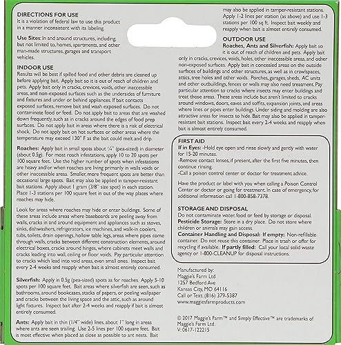 Miniatura 2 de Maggies Farm MRKG001 Maggie'S - Gel asesino de cucarachas