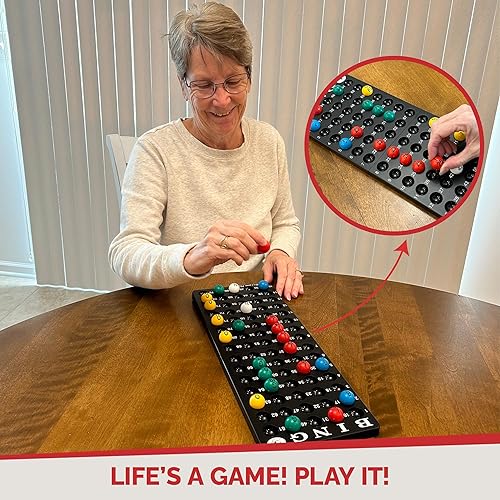 Miniatura 33 de MR CHIPS Jaula de bingo de acero profesional de 11 pulgadas solamente – Se adapta a bolas de bingo de 7/8 pulgadas