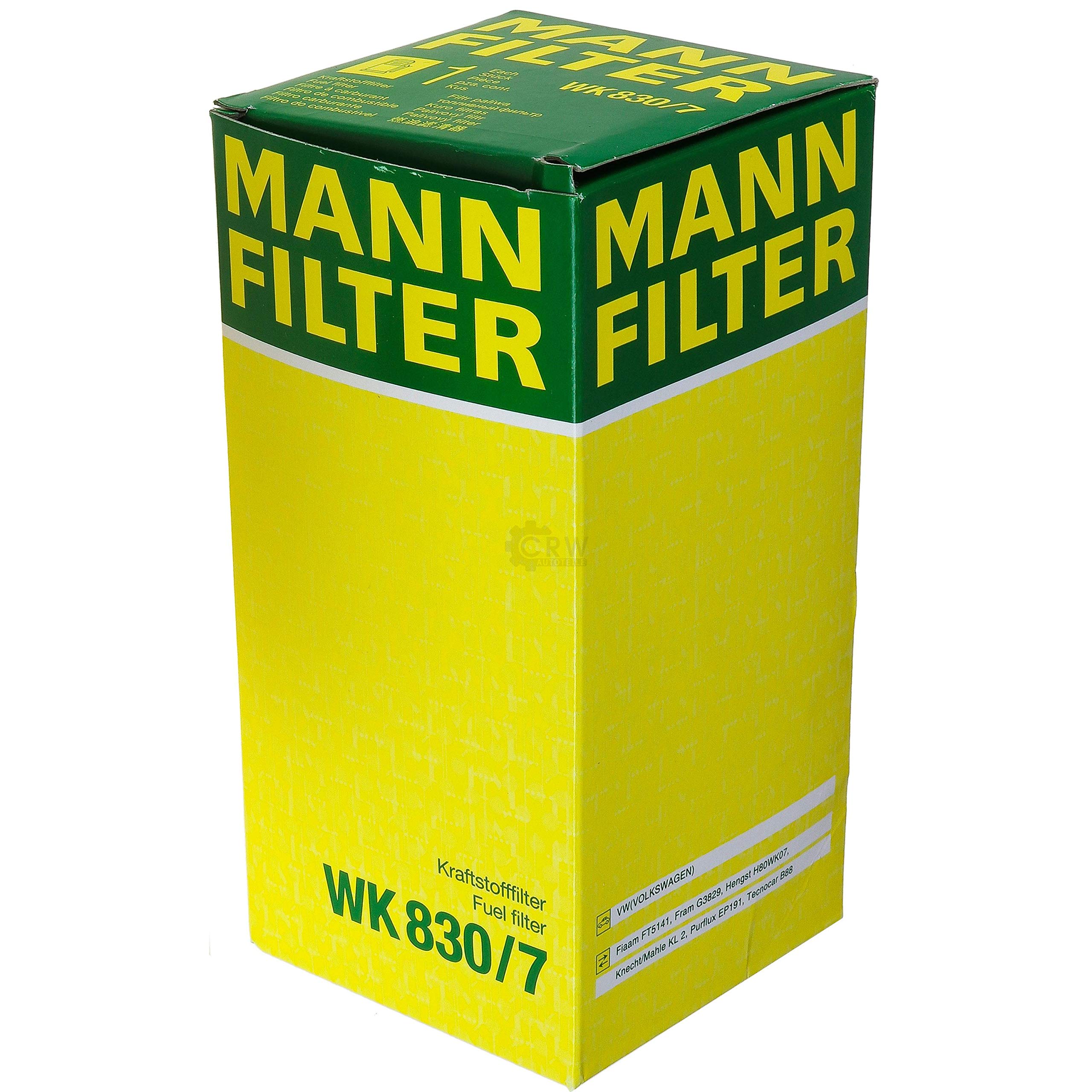 MANN-FILTER - Juego de inspección de filtro de combustible