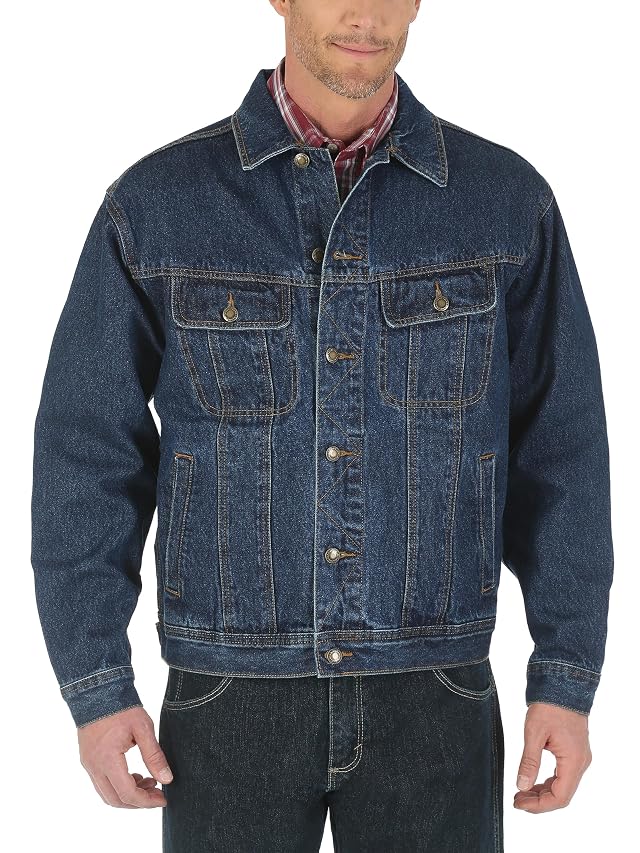 Wrangler Mens Rugged Wear Unlined Denim Jacket