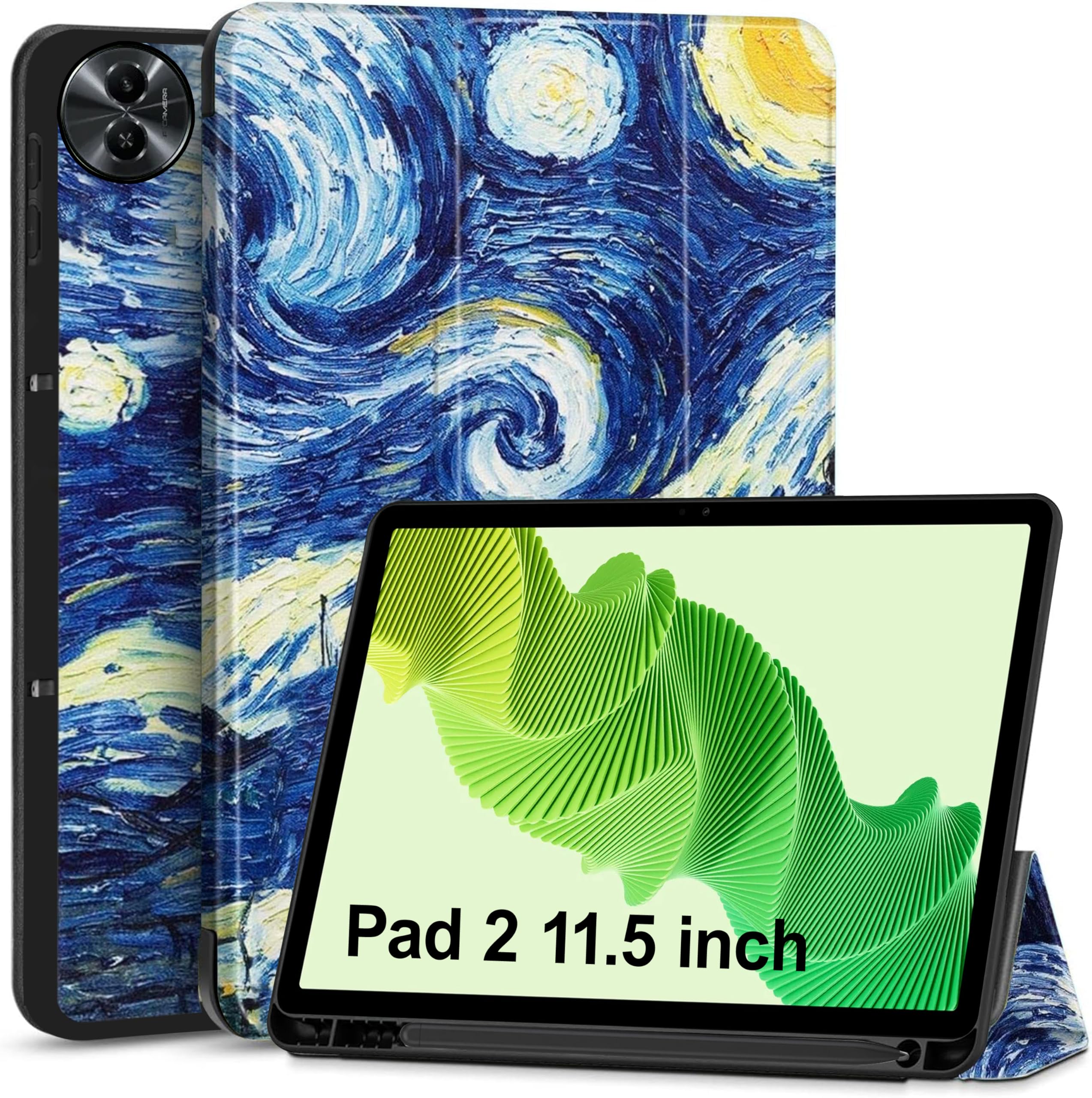 See full amazon price history chart for TGK Trifold Smart Flip Cover Case for realme Pad 2 11.5 inch Tablet with Pencil Holder (Starry Night) TGK Trifold Smart Flip Cover Case for realme Pad 2 11.5 inch Tablet with Pencil Holder (Starry Night) (B0DB952SDG) Amazon Price History, Amazon Price Tracker