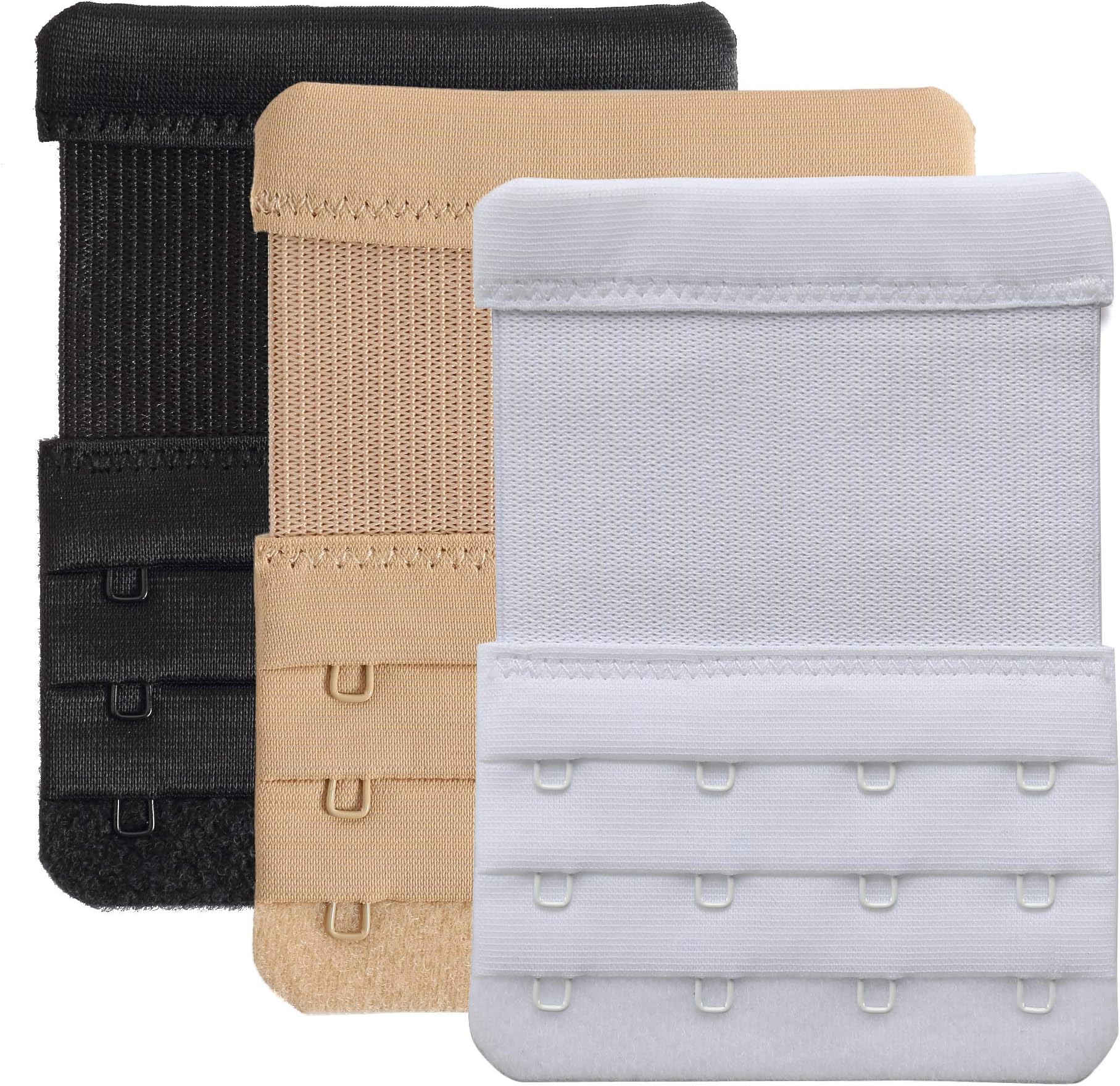 Women's Bra Extenders 4 Hook / 3 Hook / 5 Hook / 2 Hook Soft Comfortable Stretchy Bra Extension Strap