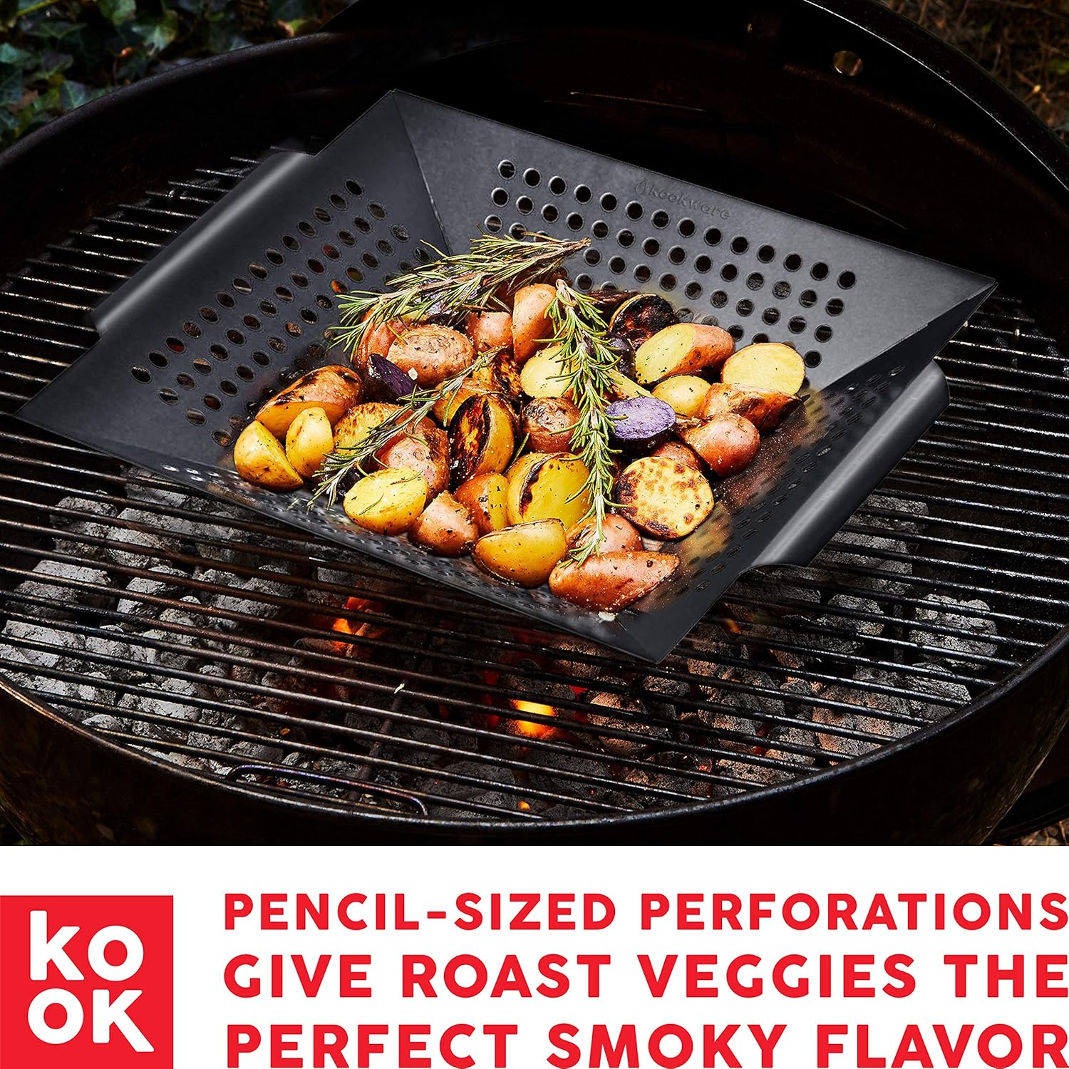 vegetable roasting pan for grill