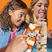 Vista 8 de Juego oficial de Jenga de Hasbro Games Dado digital para 6 formas más de jugar Juego original de bloques de madera Torre de apilamiento