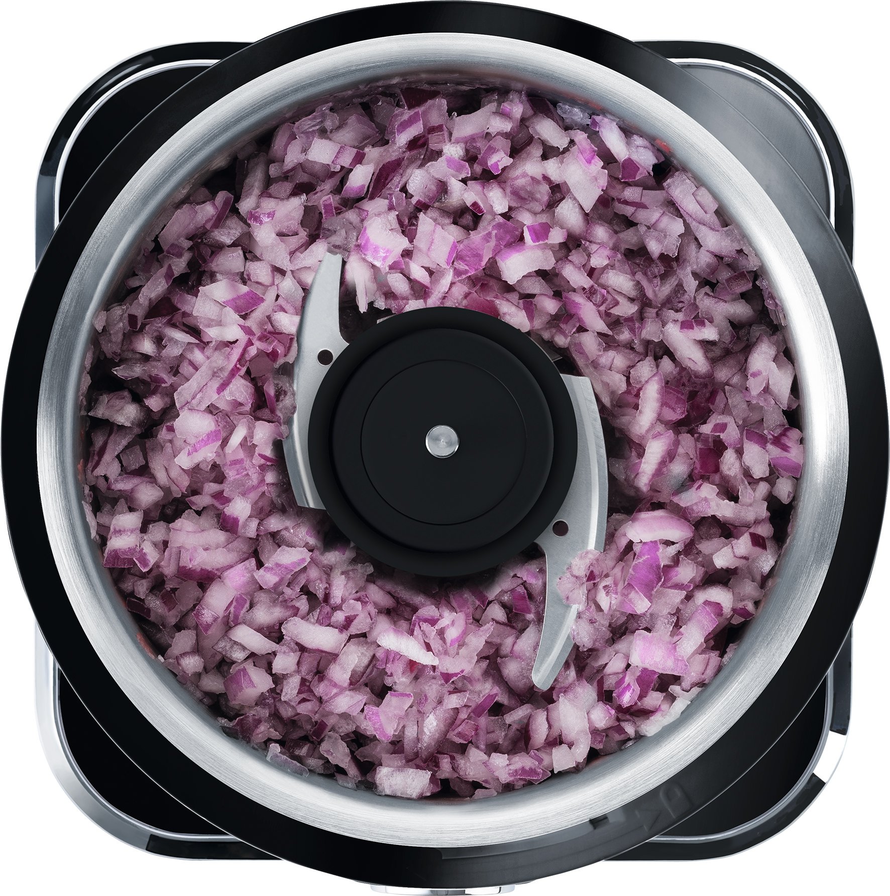 Steba MG 500 - Picadora Universal (500 W, botón pulsador para Verduras y Frutas, tecnología Wipe-Off)