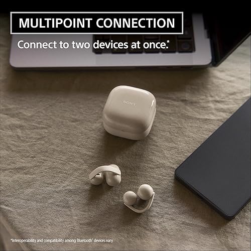 Miniatura 13 de Sony LinkBuds - Auriculares inalámbricos con clip de oreja abierta, ajuste cómodo y seguro, diseño ligero con clip, controles táctiles, conciencia