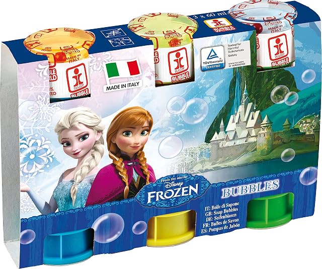 DULCOP - 103.661500 - Frozen - Party Pack de 3 Tubo de Burbuja de savons - 60 ml