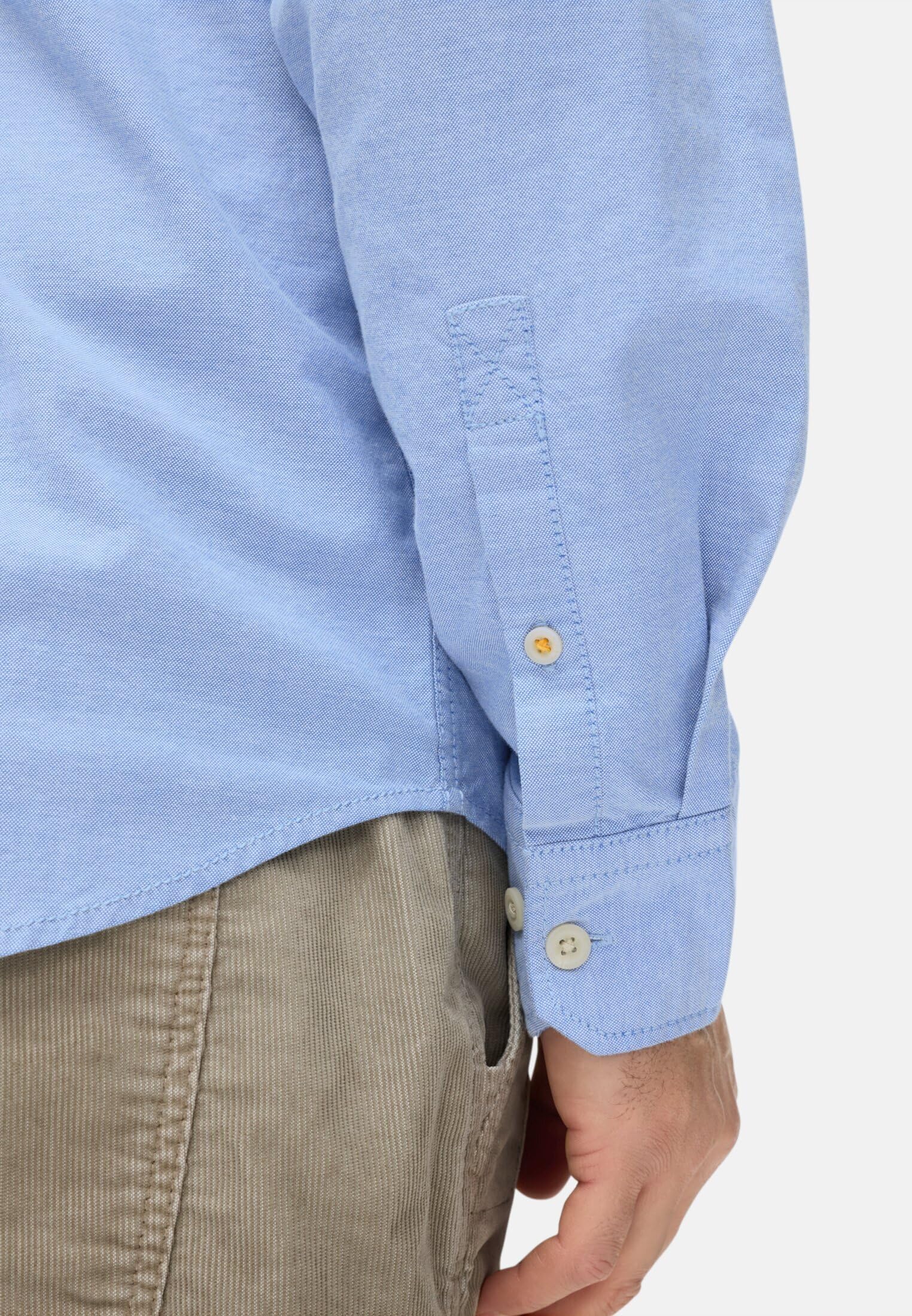 camel active Herren Oxford Hemd mit Button-Down-Kragen