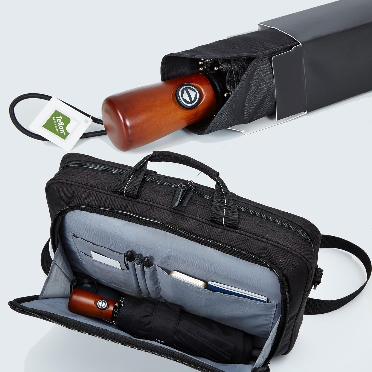 NEW 2 PCS Windproof Umbrellas for Rain Compact Umbrella for Men and Compact Umbrella for Women Automatic Open Close Umbrella Folding Sun Umbrella UV Protection - Bundle