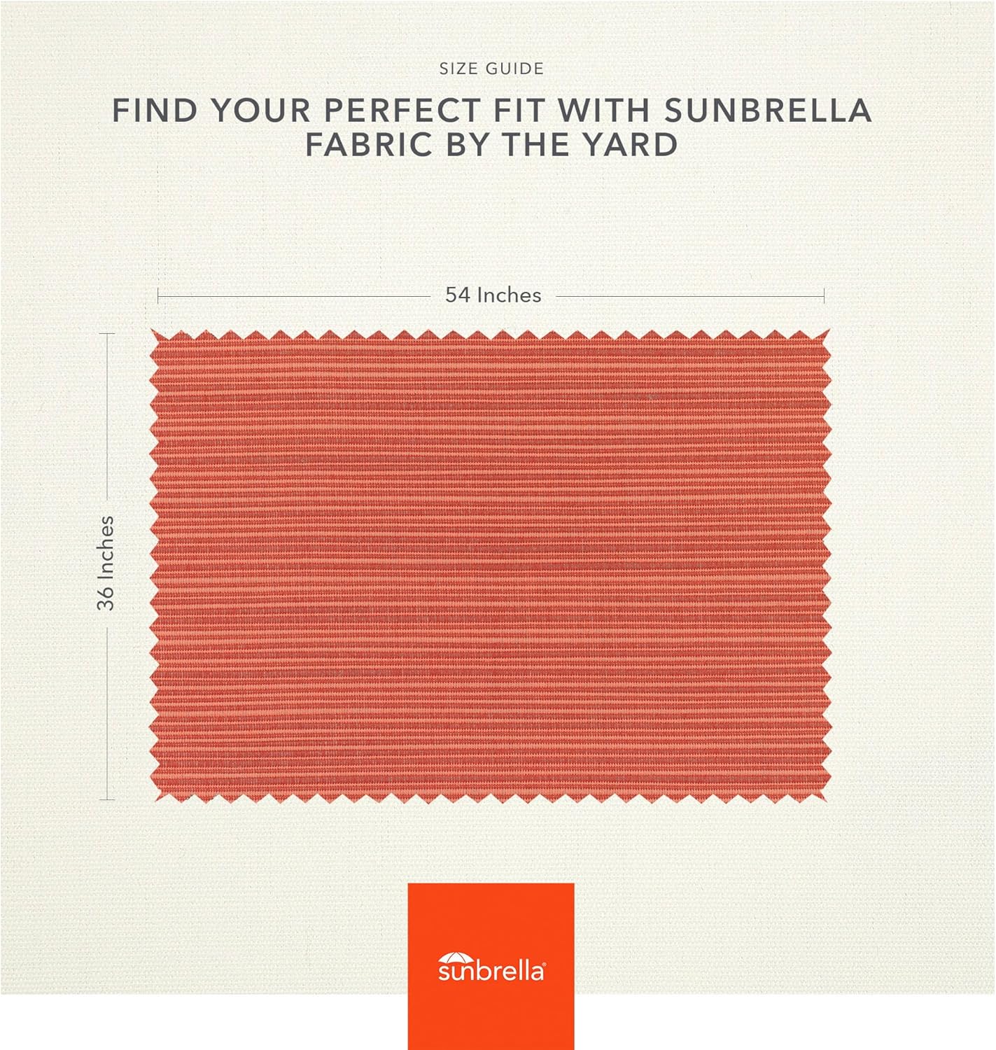 Sunbrella Outdoor Fabric by The Yard | Dupione Papaya (Textured) | Official Sunbrella Seller | Indoor or Outdoor Upholstery Fabric for Chairs, Cushions, Drapery, Pillows, Furniture