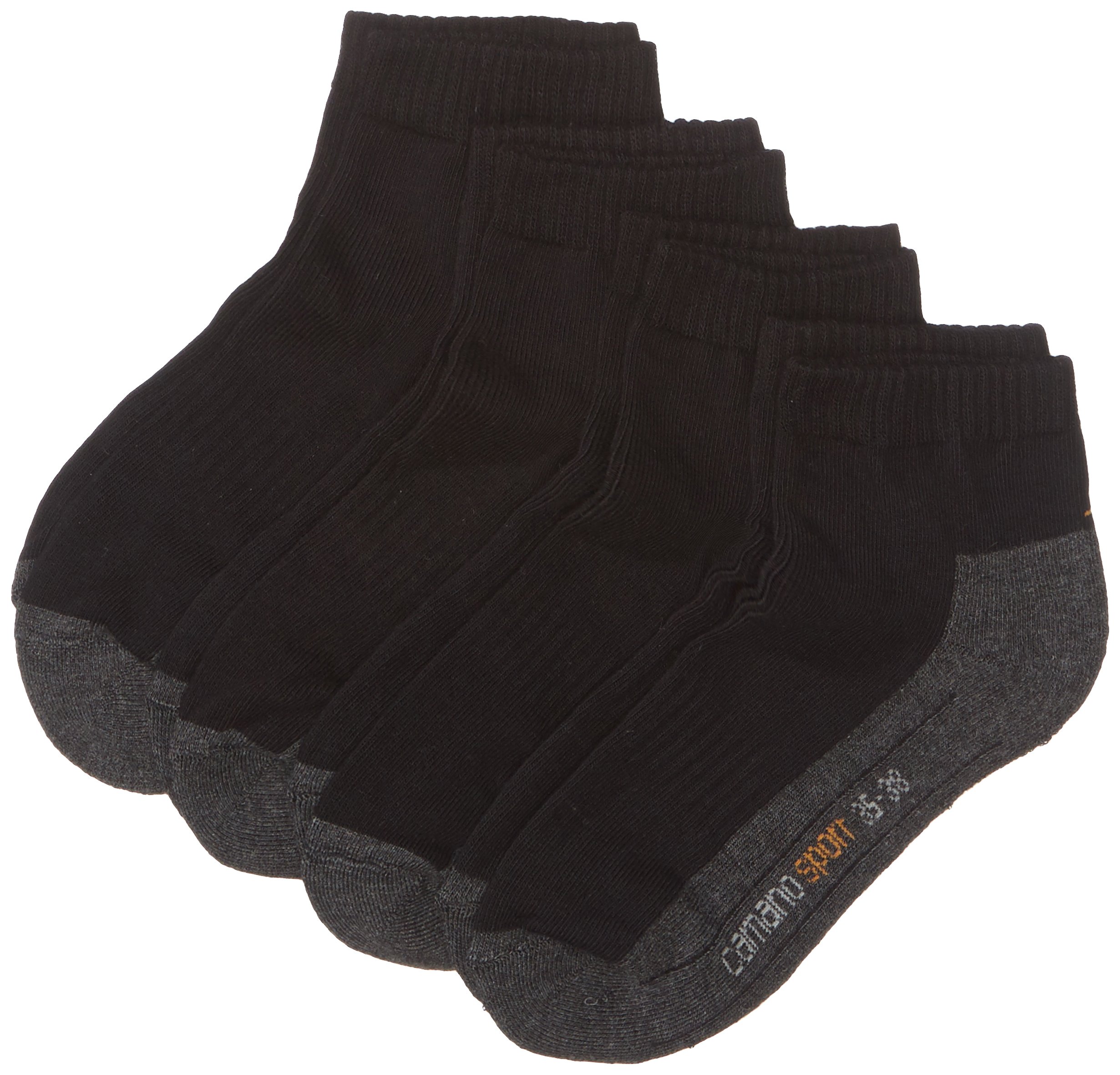 Camano Men's 5932 Sport Quarter 4 Paar Sportswear, Black (Black 05), 7