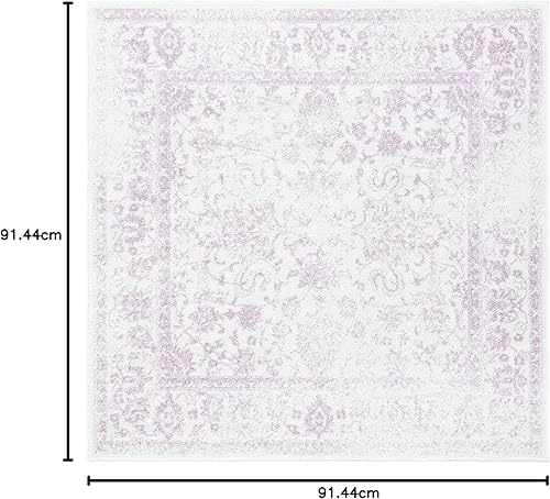 Miniatura 275 de Safavieh colección Adirondack - Alfombra de área, 6 x 9 pies, gris y azul, diseño oriental desgastado, no desprende pelusa, fácil cuidado, ideal