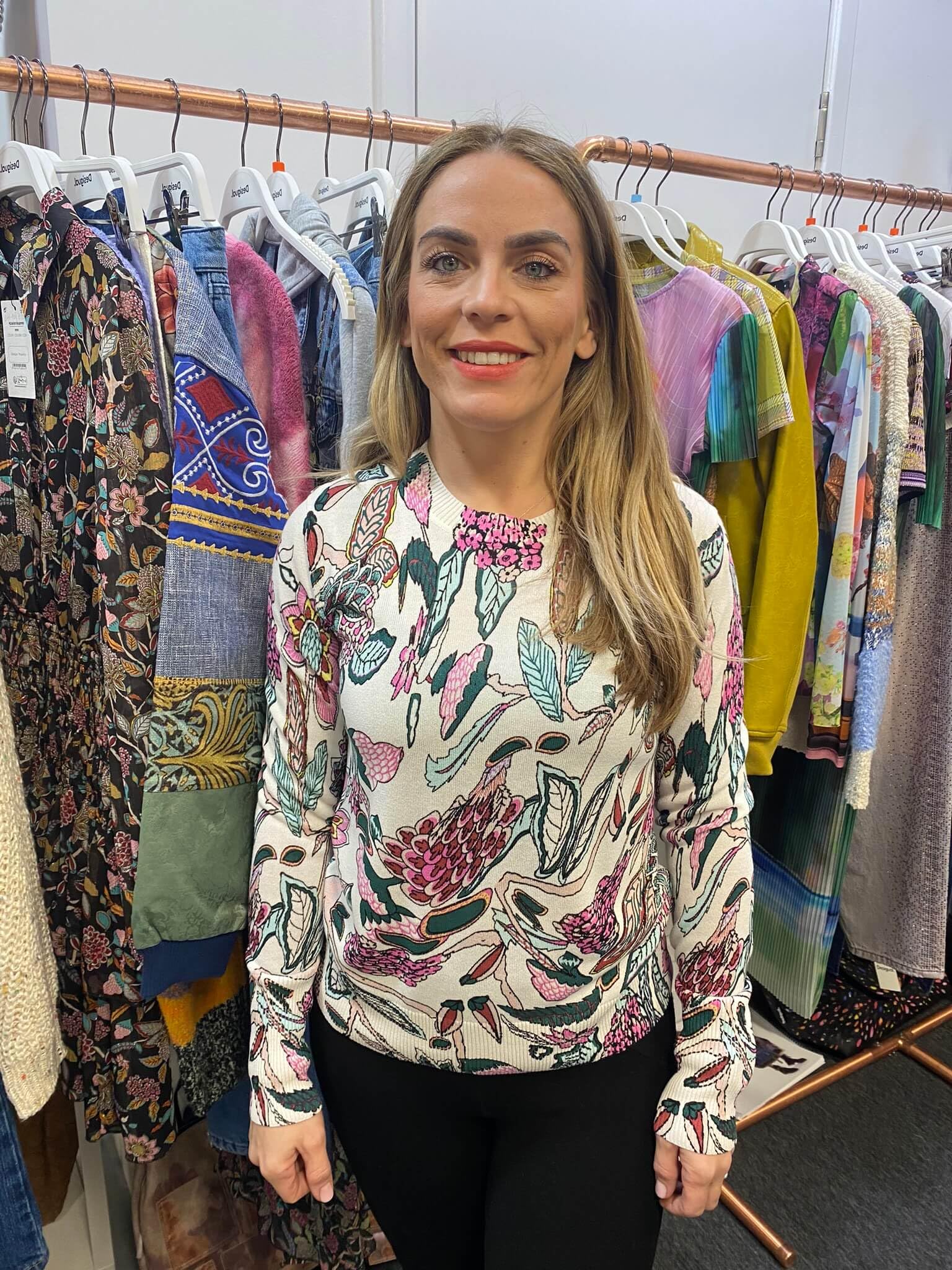 Desigual JERS_Manchester, 1001 Crudo, M, biały, M