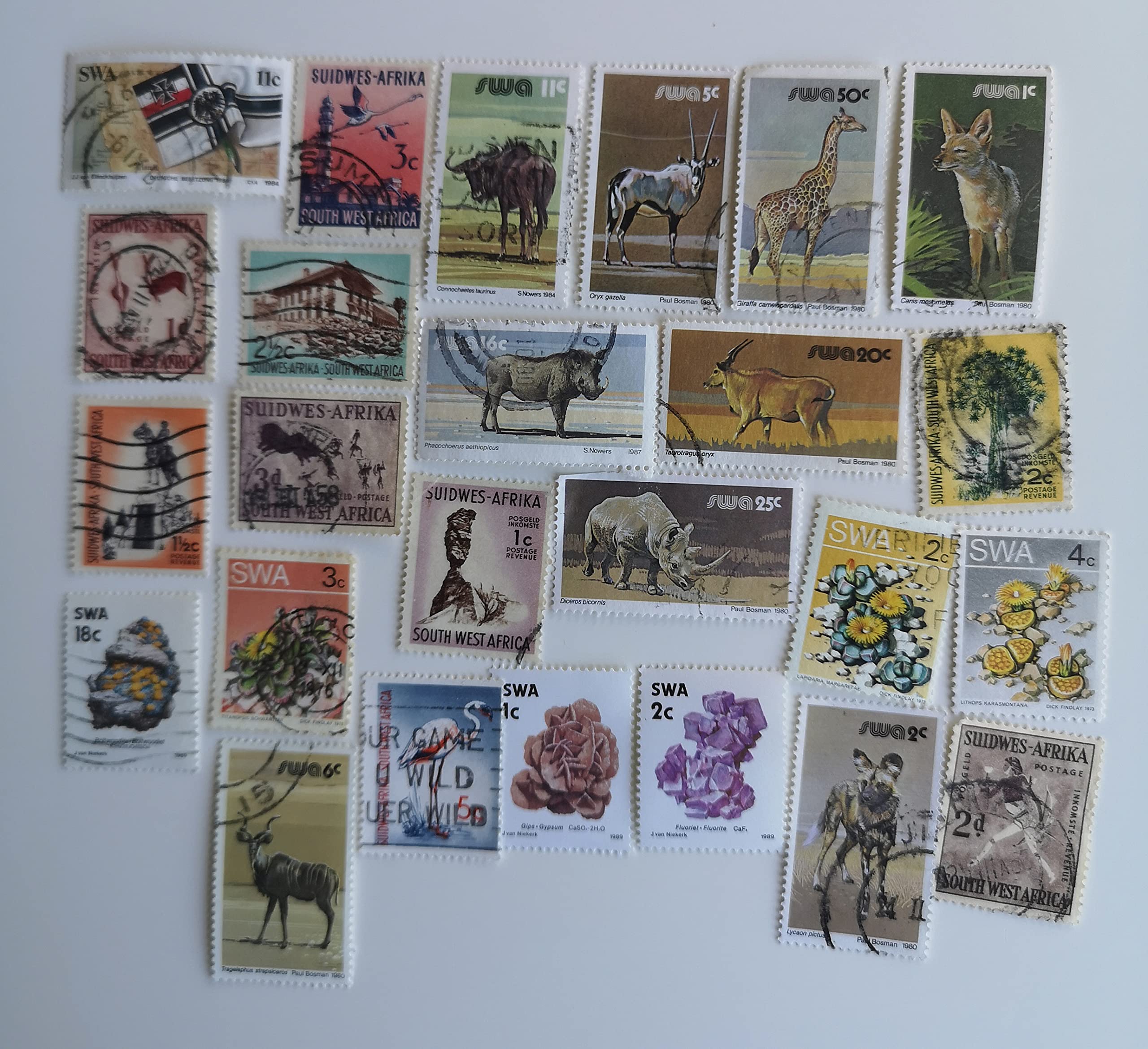 Buy 25 to 300 Different South West Africa Stamp Collection (Stamps for Collectors) (25 Different