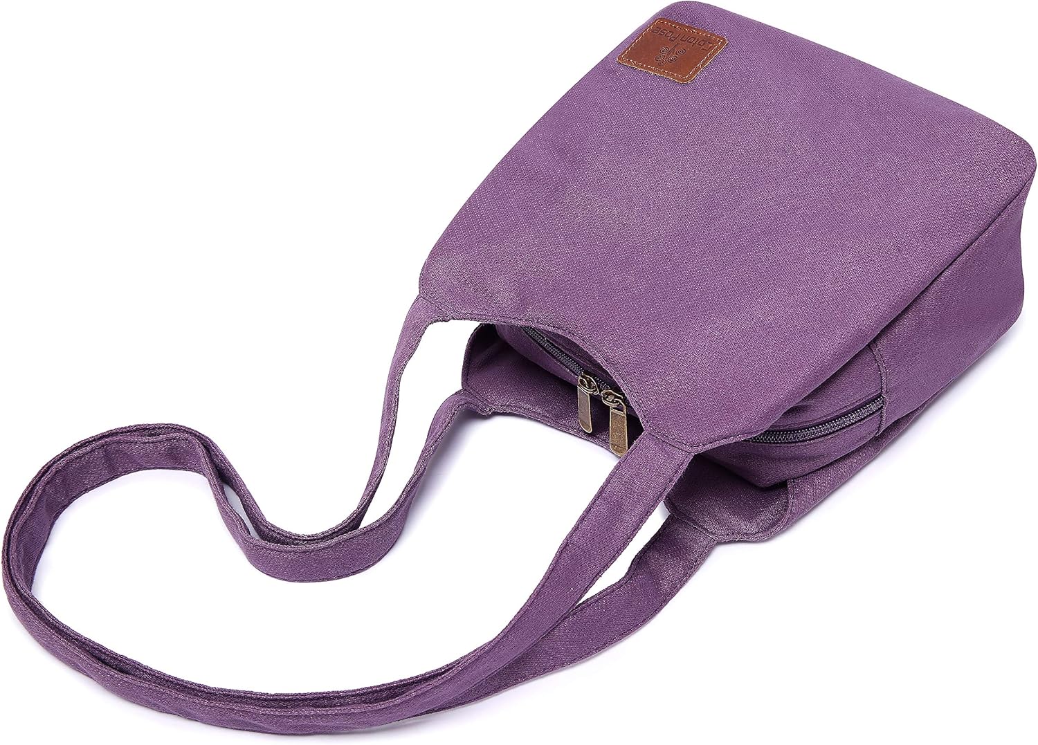 Small Mini Shoulder Bag Hippie Top Zip Canvas Sling Bag Jacquard cloth Handmade Bags - Image 9