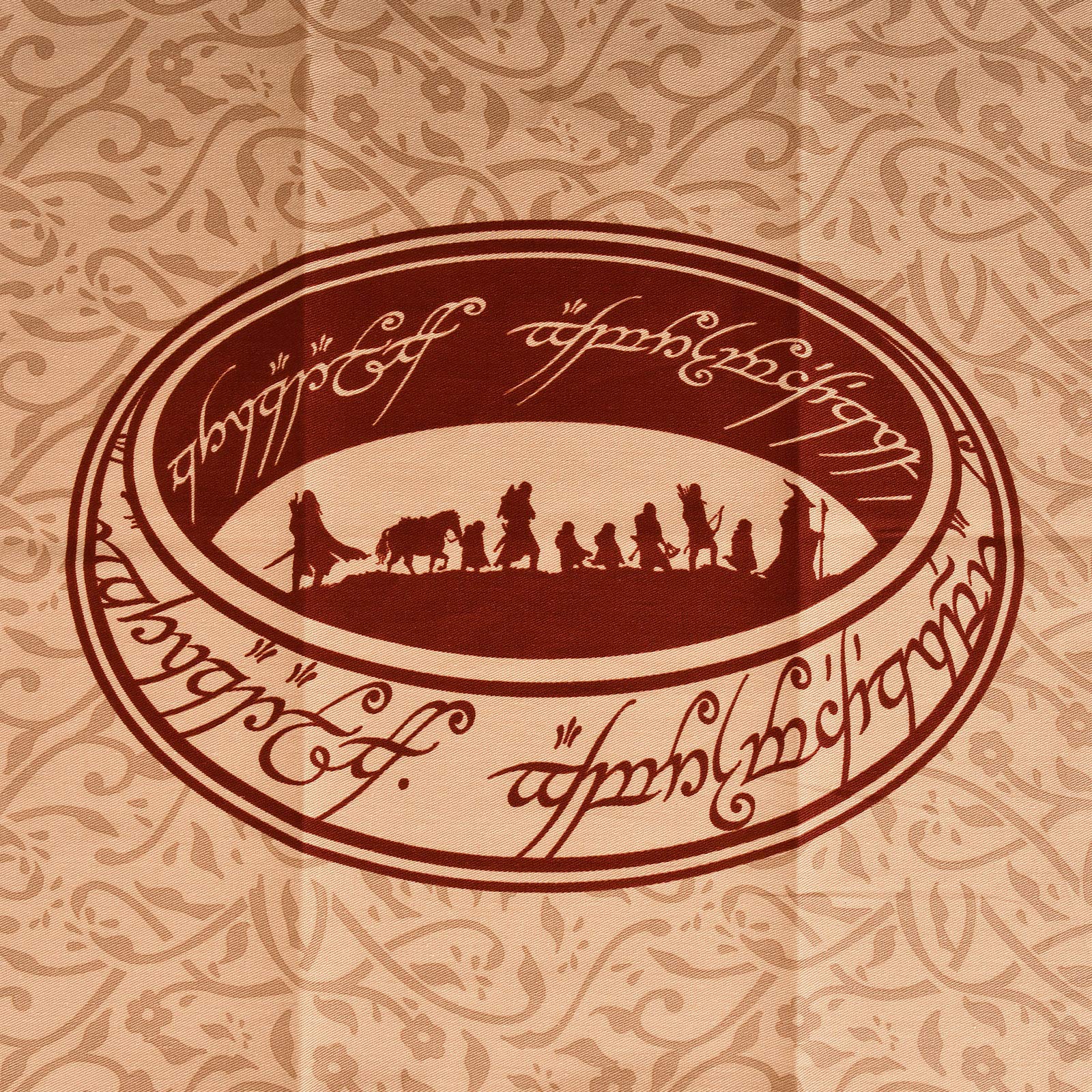 Lot De 2 Torchons Cuisine Seigneur Des Anneaux - 44x65 Cm, 100% Coton Absorbant, Idée Cadeau Fans Fantasy