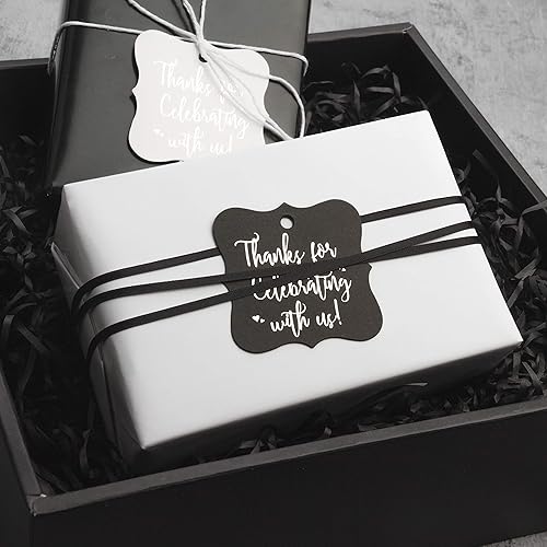 Miniatura 109 de RUSPEPA Papel de regalo negro de color sólido para bodas, cumpleaños, fiestas, felicitaciones y vacaciones, 30 pulgadas x 32.8 pies Negro -,Azul