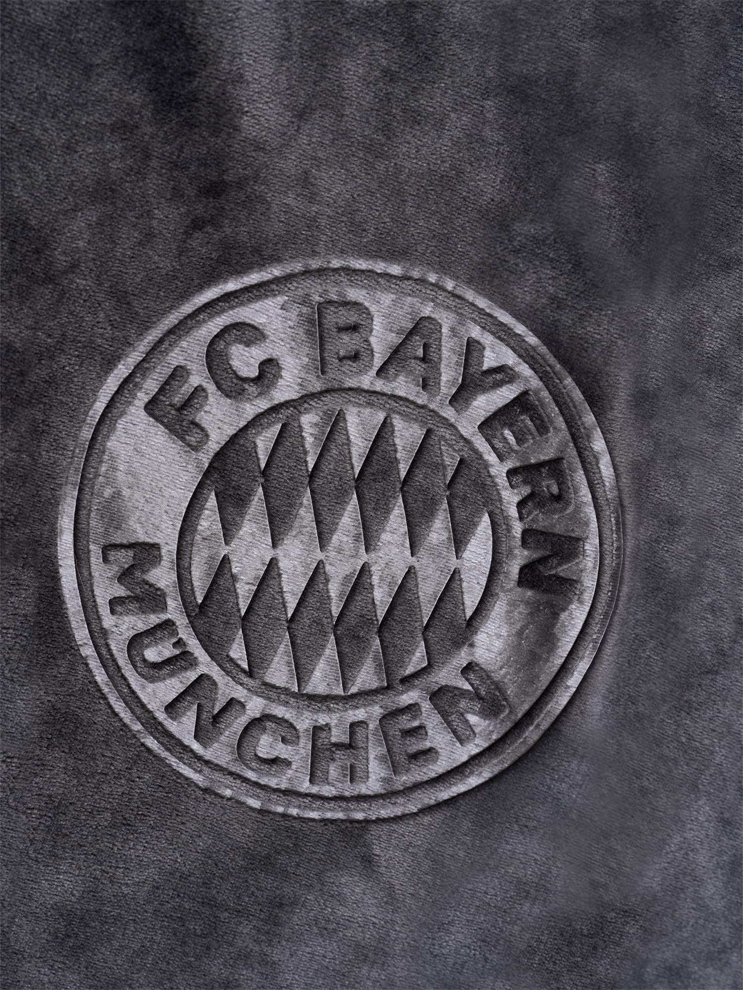 FC Bayern München I Kuscheldecke I Grau