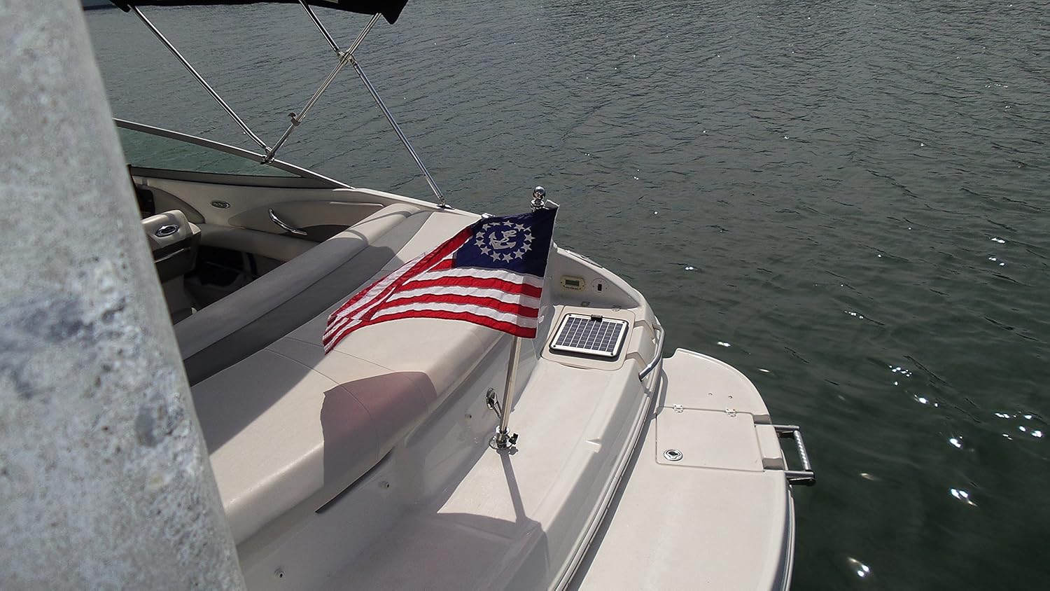 Marine Solar Panel Battery Charger, Now 10.0 Watt. Solar maintainer for 1 Lead Acid Battery.