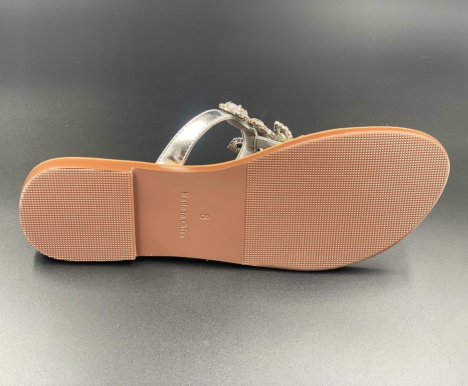 Women Sparkly Jeweled Thong Boho Sandals Bling Rhinestone Flip Flops with Crystal Diamond Flat Fancy Sandalias Gem Bohemian Beach Wedding Sandals Shoes - Image 7