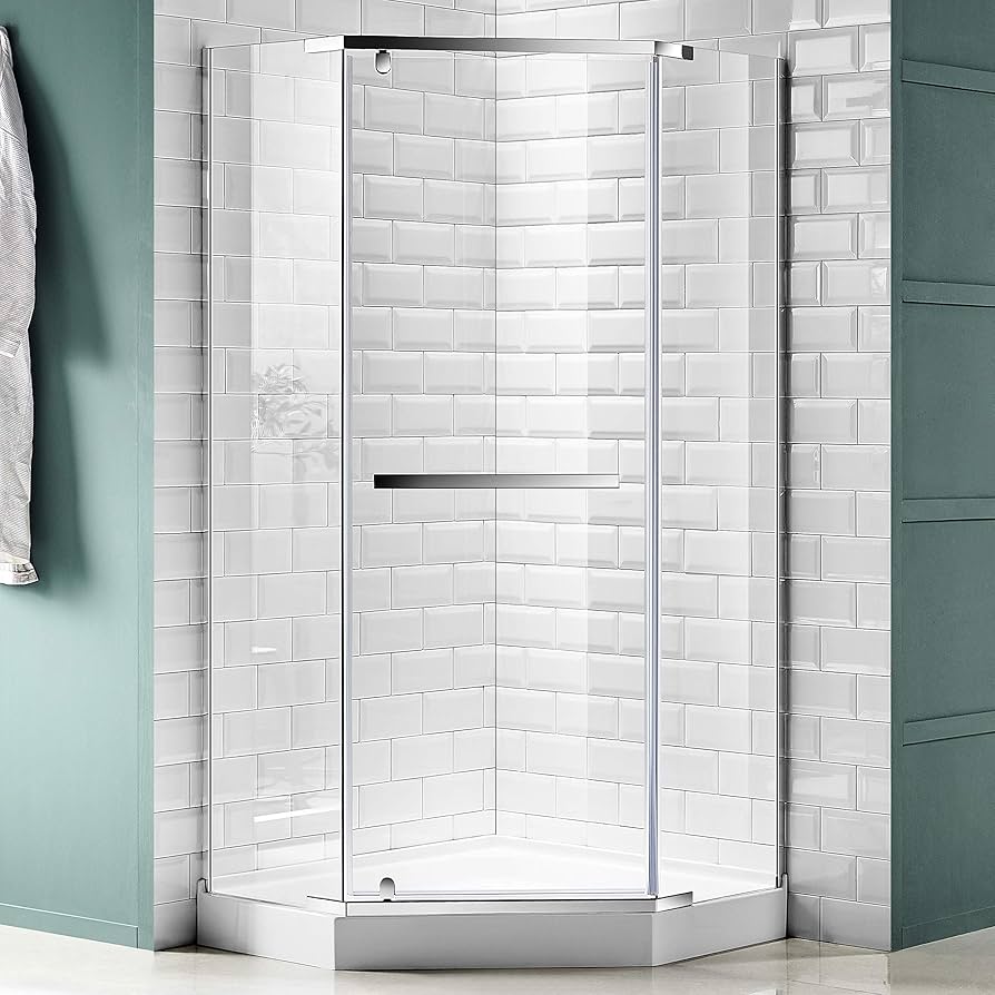 ANZZI Semi-Frameless Hinged Shower Door 49