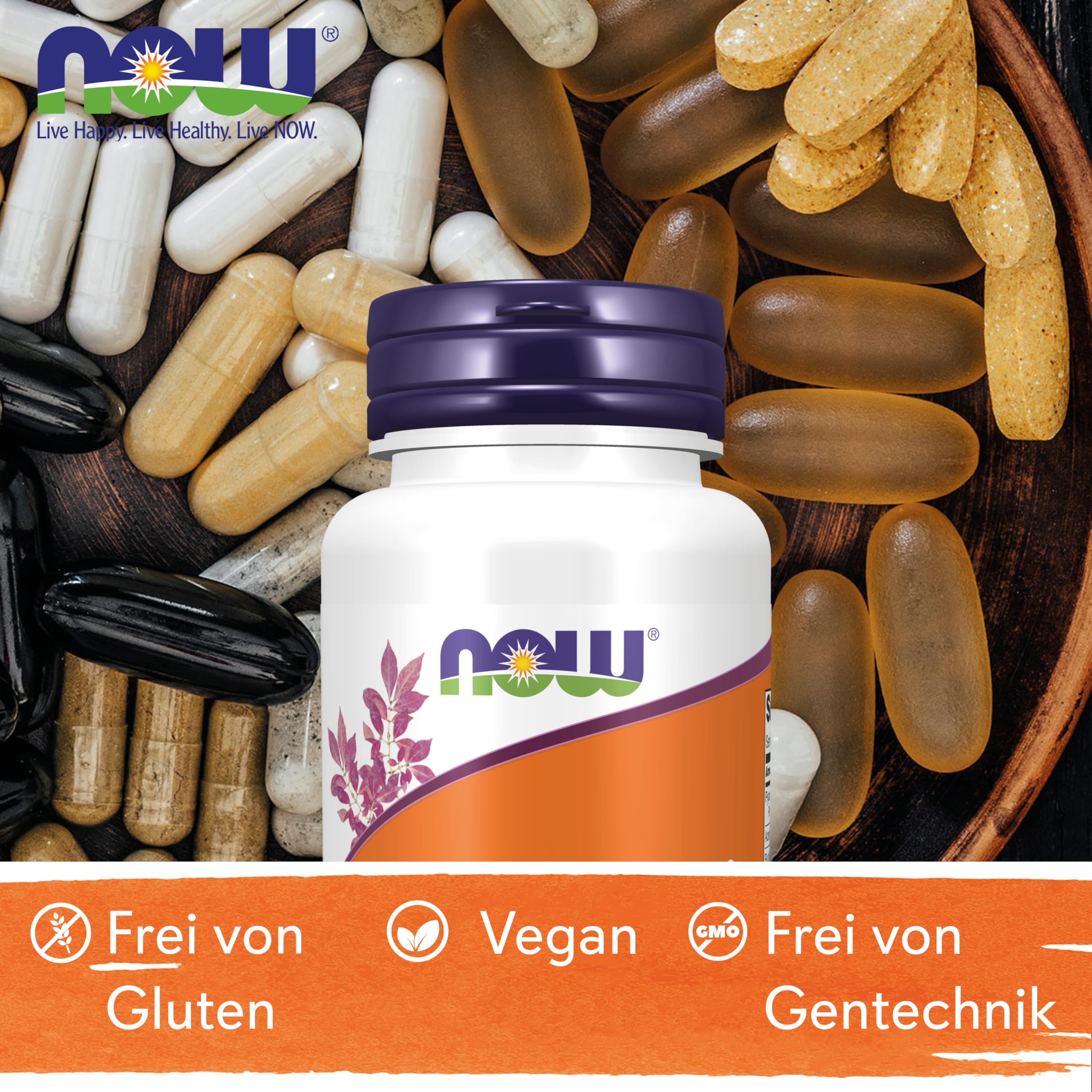 Now Foods, Pycnogenol, 60mg, 50 vegane Kapseln, Laborgeprüft, Sojafrei, Glutenfrei, Vegetarisch