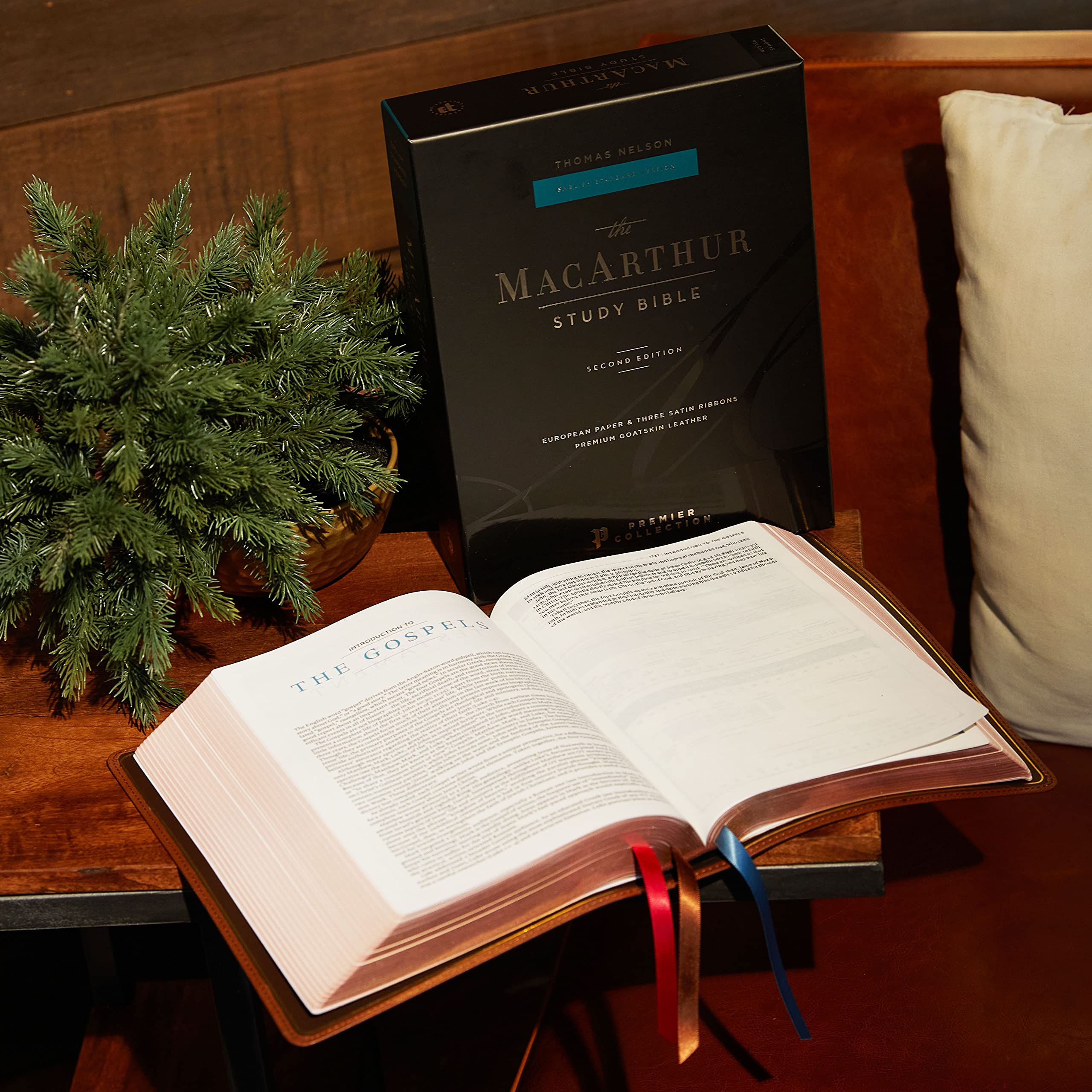The Esv, MacArthur Study Bible, 2nd Edition, Premium Goatskin Leather, Brown, Premier Collection: Unleashing God's Truth One Verse at a Time