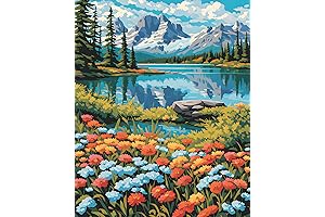 Van-Go Paint by Numbers USA Great Places Glacier National Park Kit