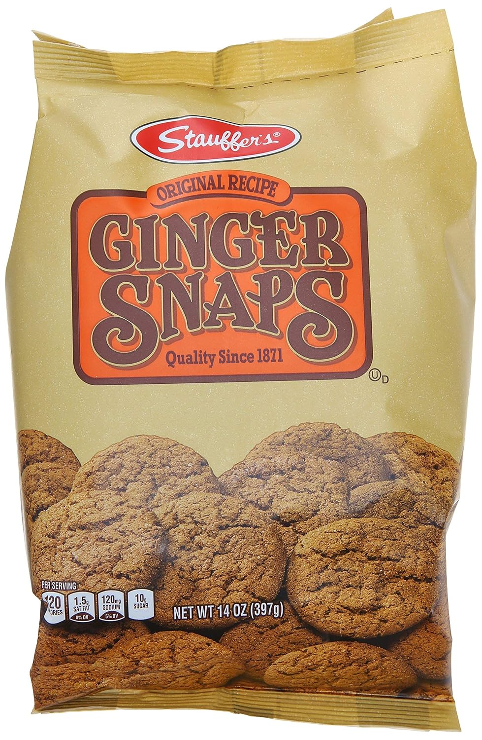 Stauffer Cookie Ginger Snap Original 14 oz Pack de 3